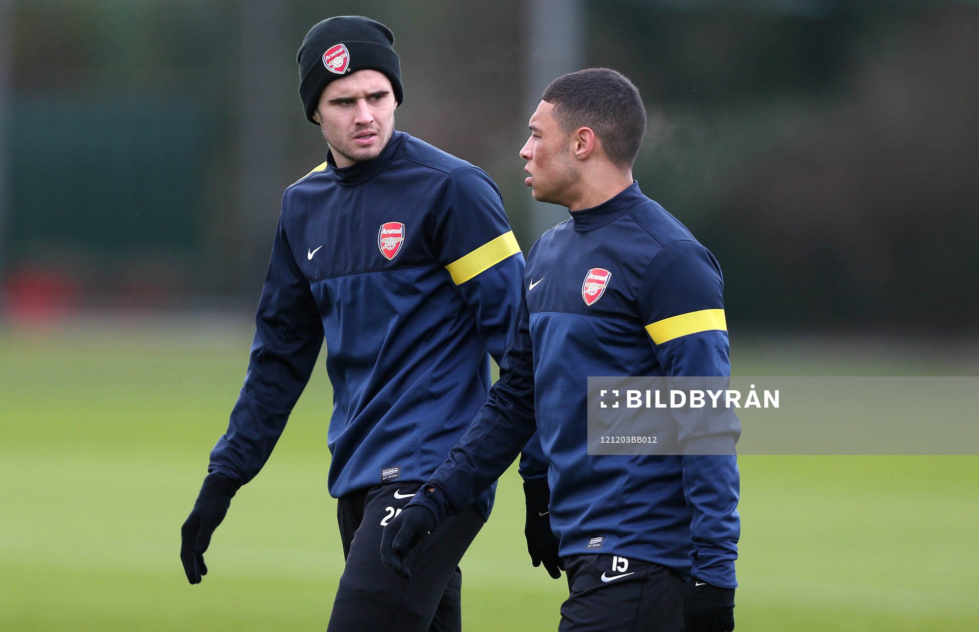 Football - Arsenal Training  - Arsenal Training Ground -
