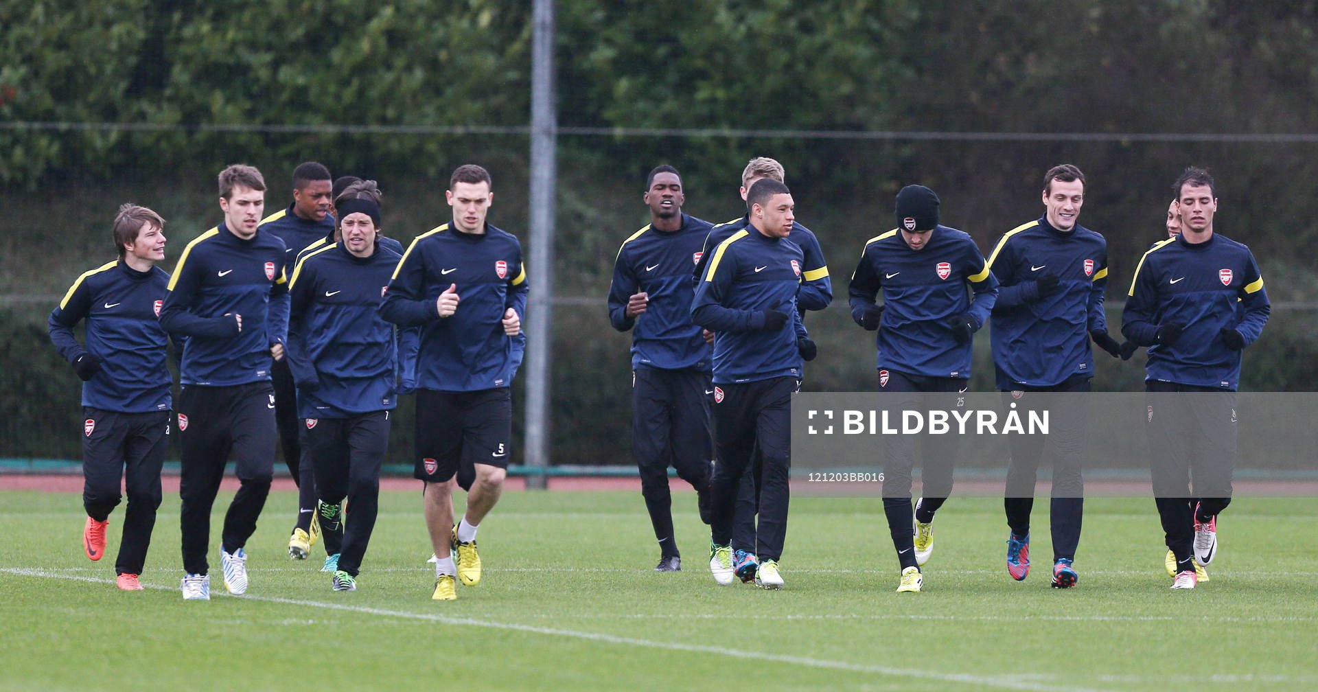 Football - Arsenal Training  - Arsenal Training Ground -