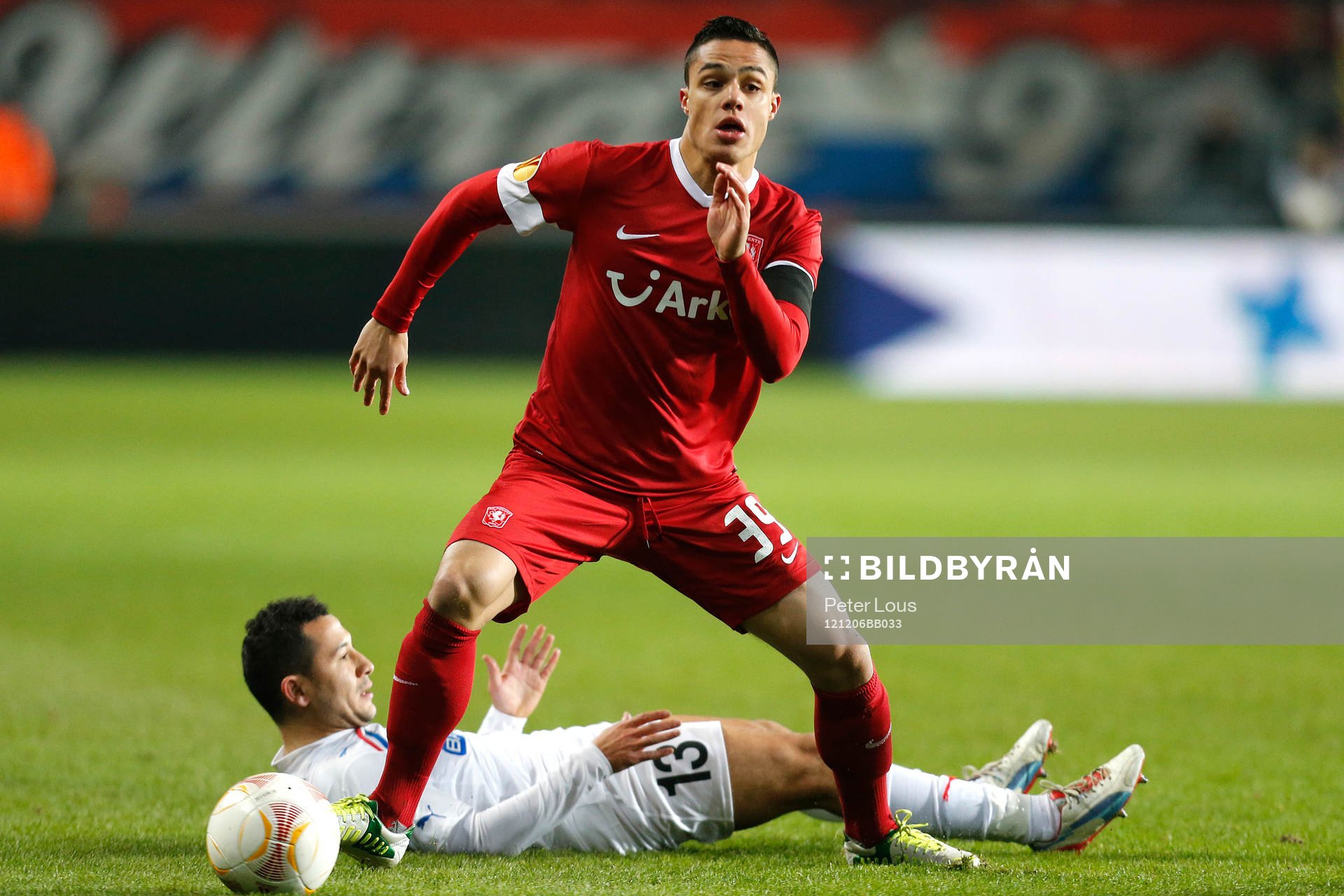 Fotboll, Europa League, Twente v Helsingborg Joey Pelupessy