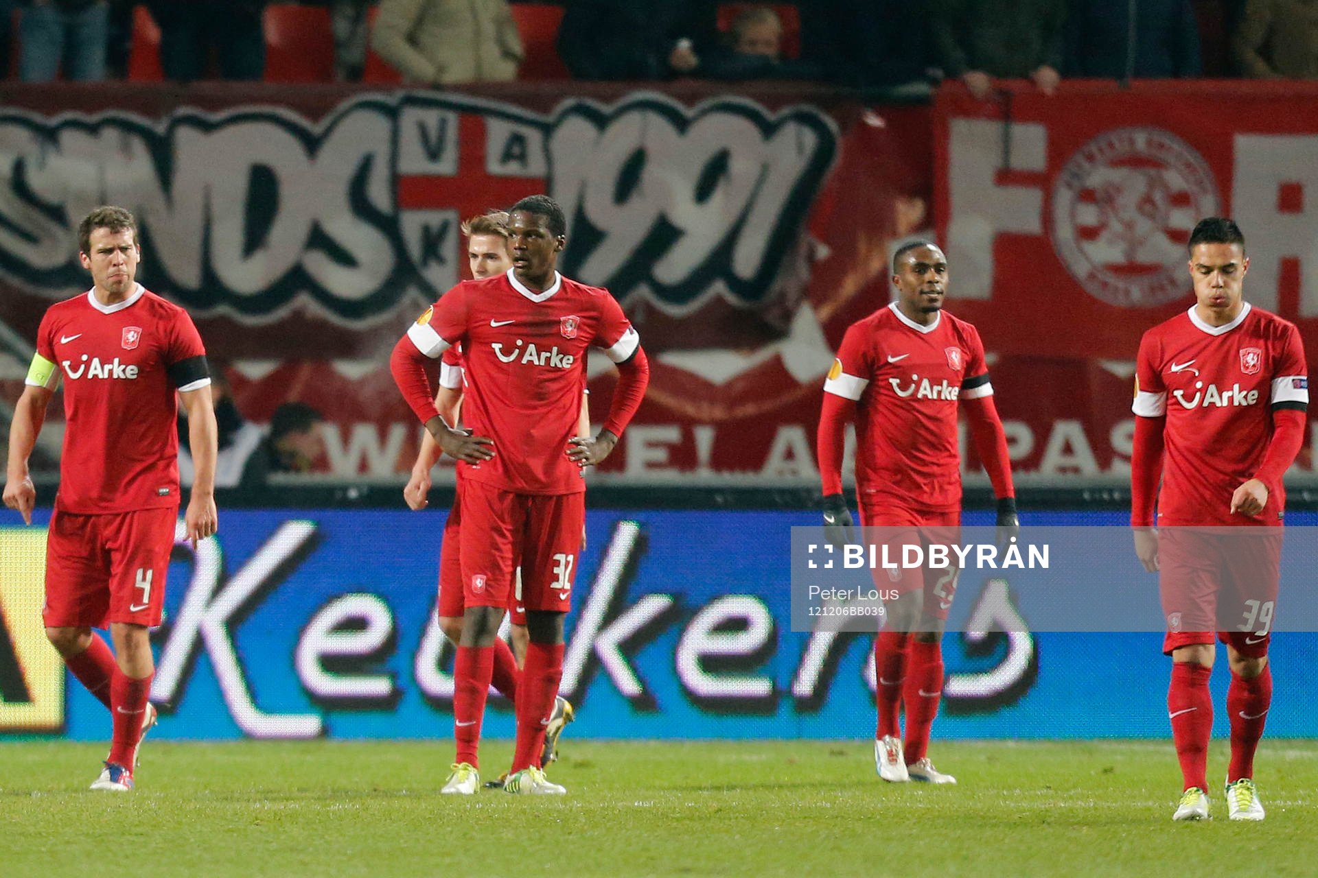 Fotboll, Europa League, Twente v Helsingborg Twente depp
