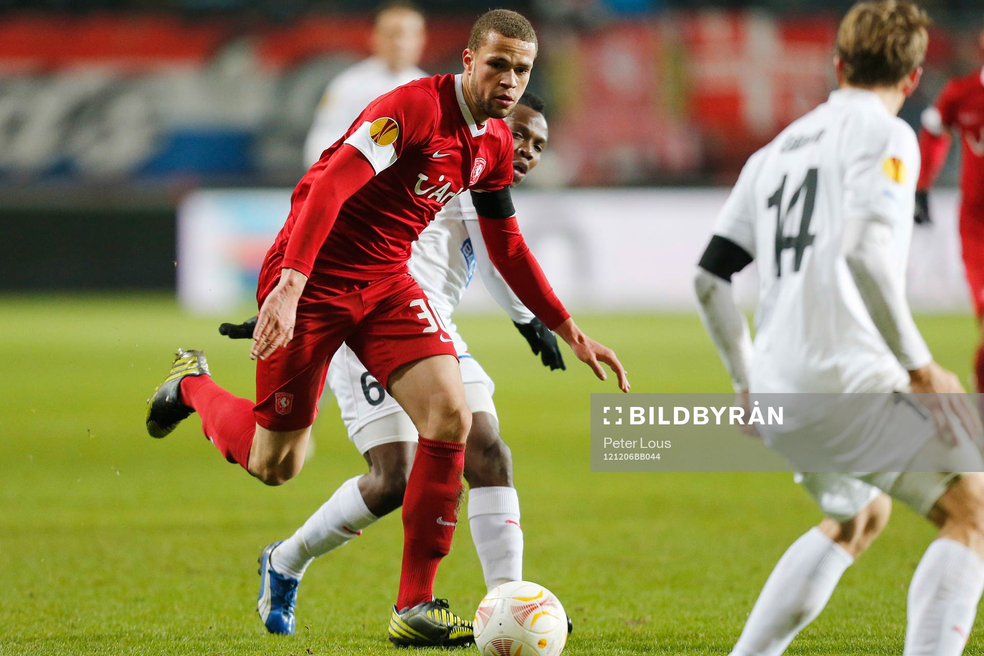Fotboll, Europa League, Twente v Helsingborg Luc Castaignos