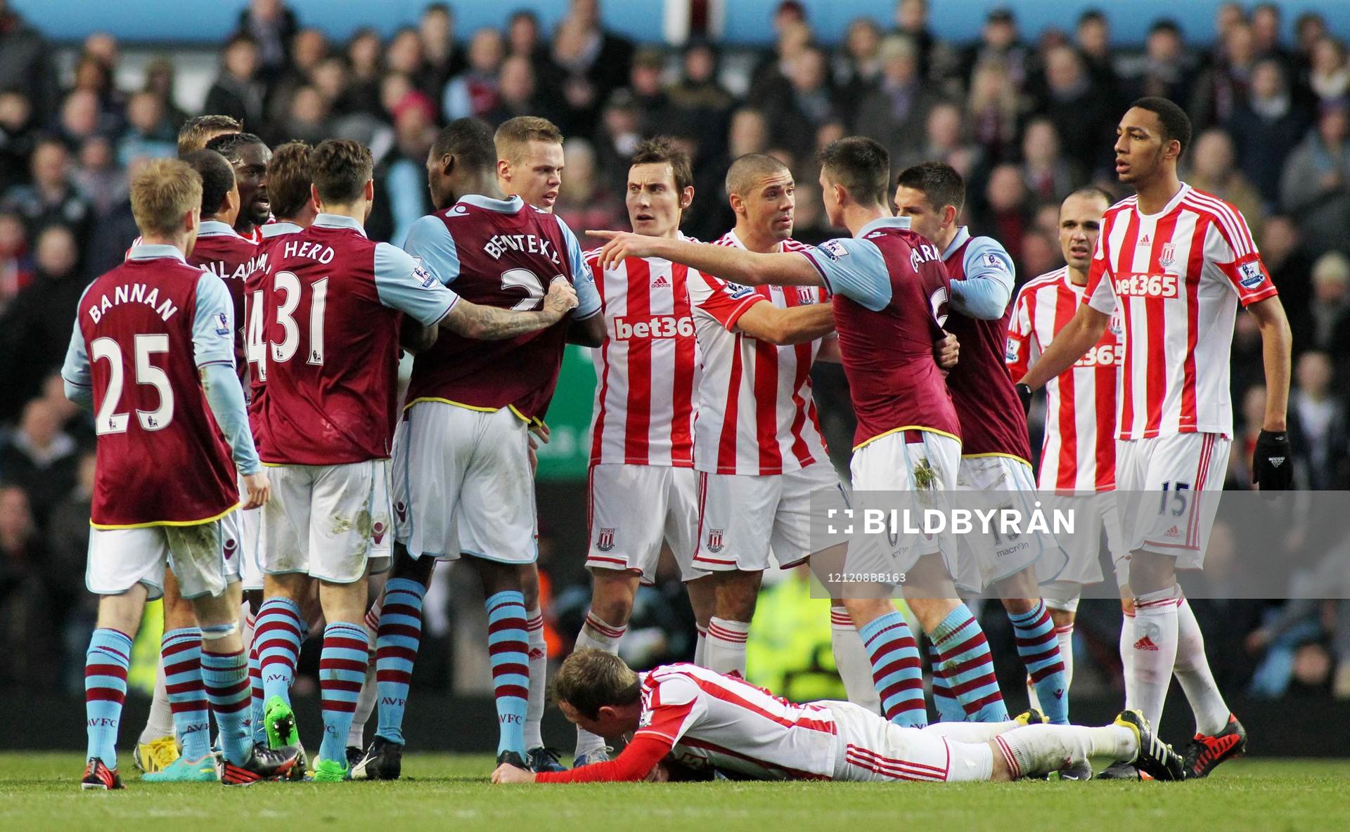 Football - Aston Villa v Stoke City - Barclays Premier