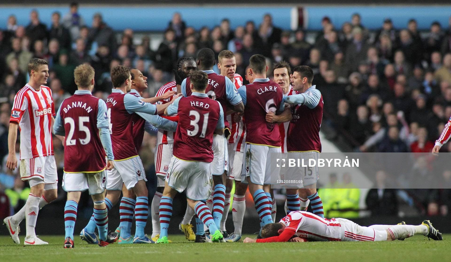 Football - Aston Villa v Stoke City - Barclays Premier