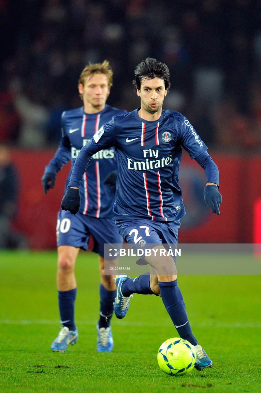 Javier PASTORE - 08.12.2012 - PSG /Evian Thonon - 16e