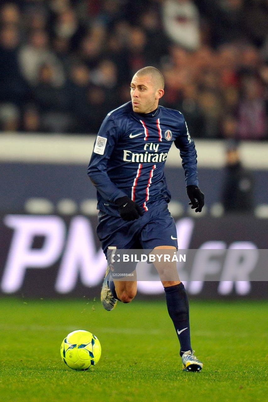 Jeremy MENEZ - 08.12.2012 - PSG /Evian Thonon - 16e journee