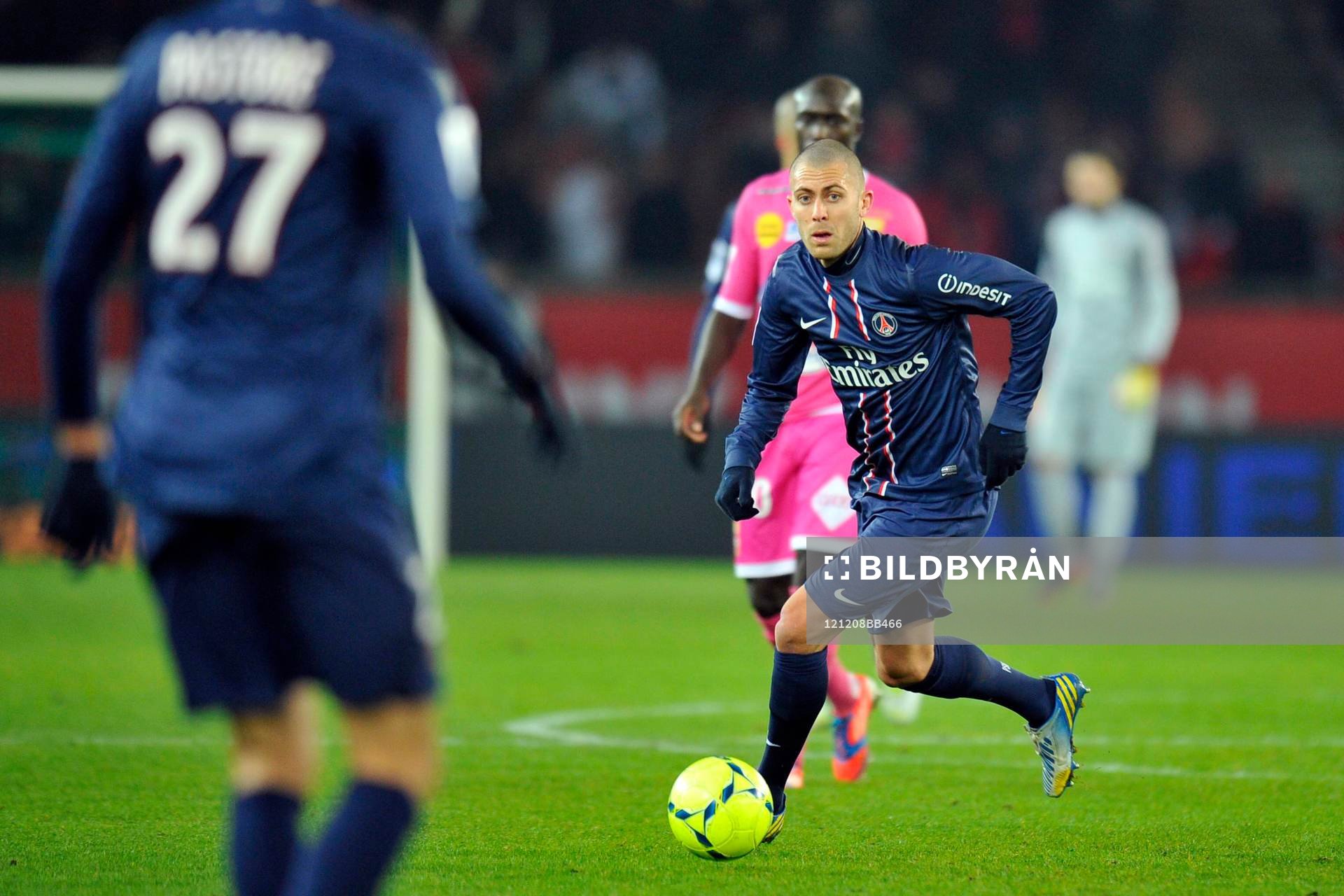 Jeremy MENEZ - 08.12.2012 - PSG /Evian Thonon - 16e journee