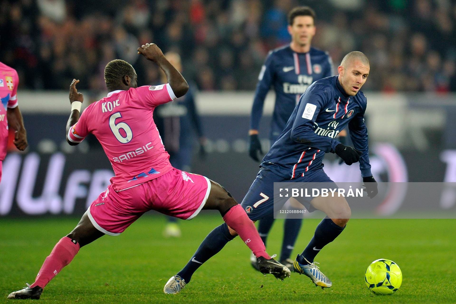 Jeremy MENEZ - 08.12.2012 - PSG /Evian Thonon - 16e journee