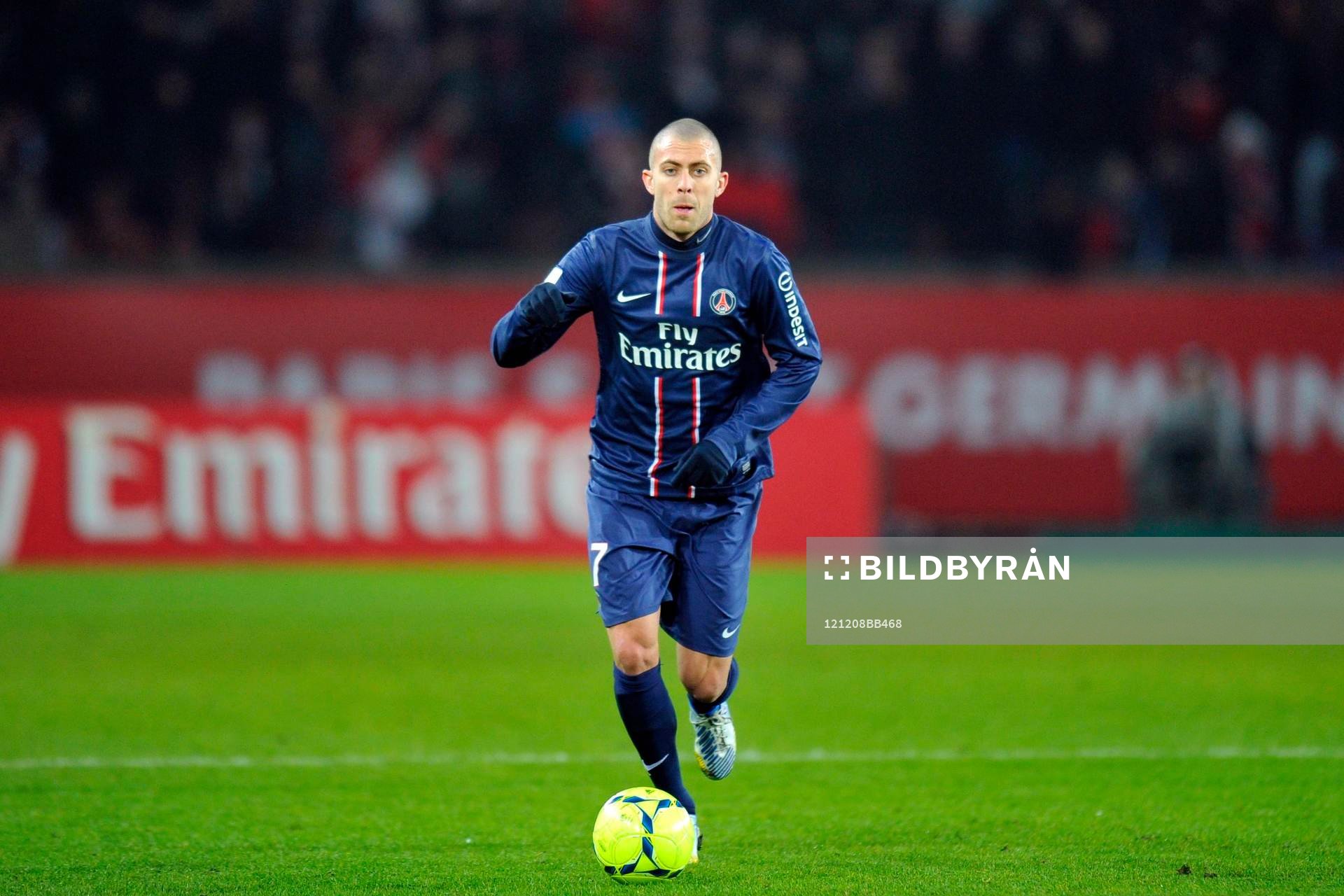 Jeremy MENEZ - 08.12.2012 - PSG /Evian Thonon - 16e journee