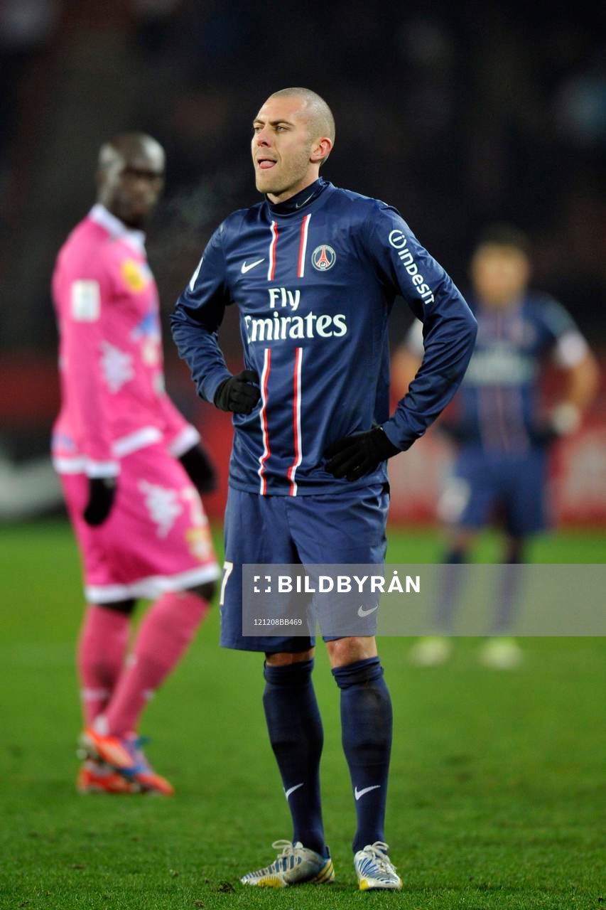 Jeremy MENEZ - 08.12.2012 - PSG /Evian Thonon - 16e journee