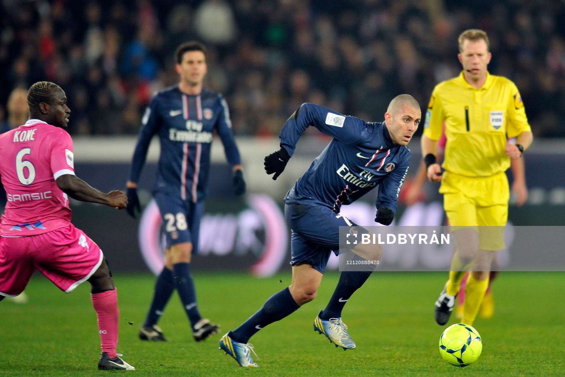 Jeremy MENEZ - 08.12.2012 - PSG /Evian Thonon - 16e journee