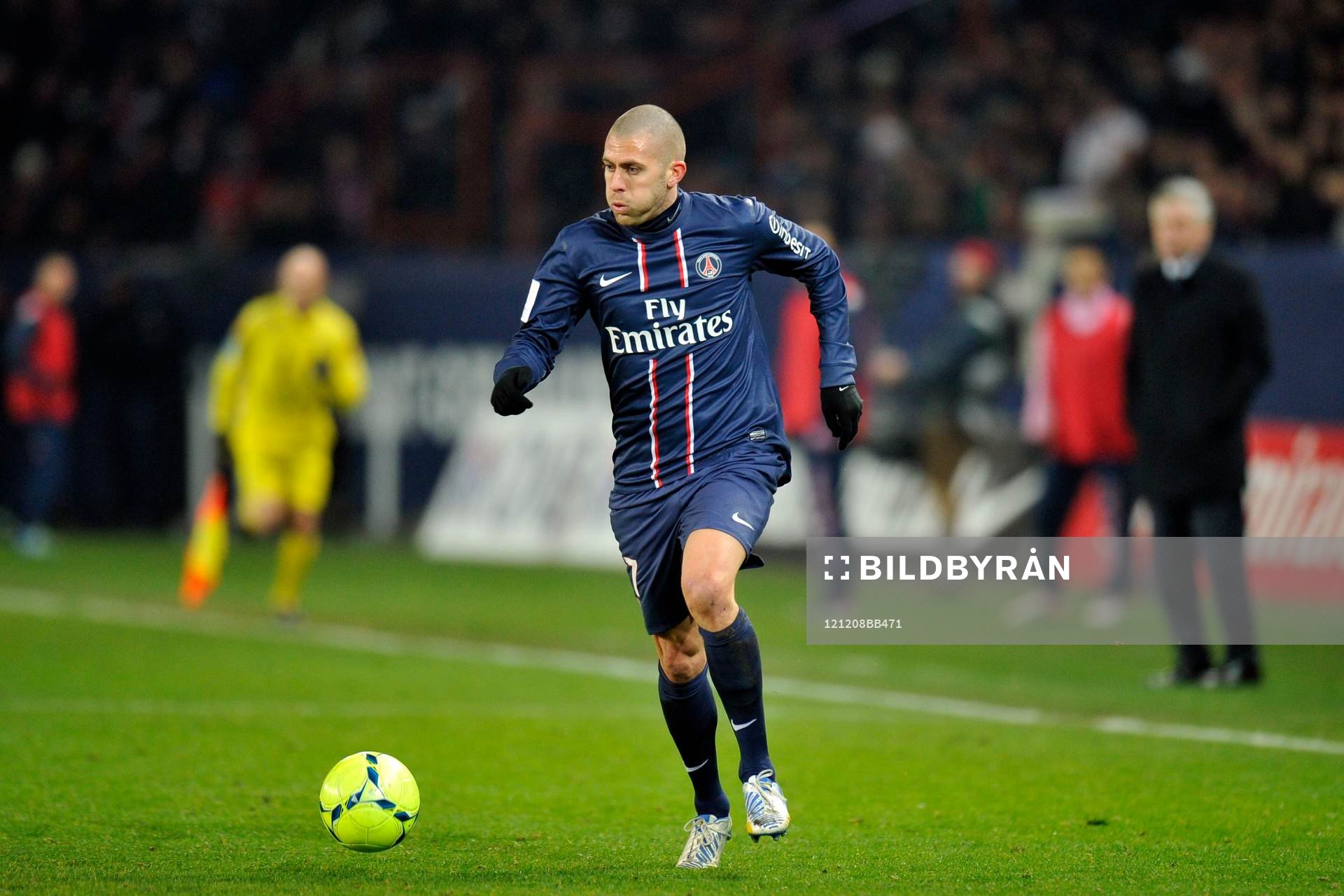 Jeremy MENEZ - 08.12.2012 - PSG /Evian Thonon - 16e journee