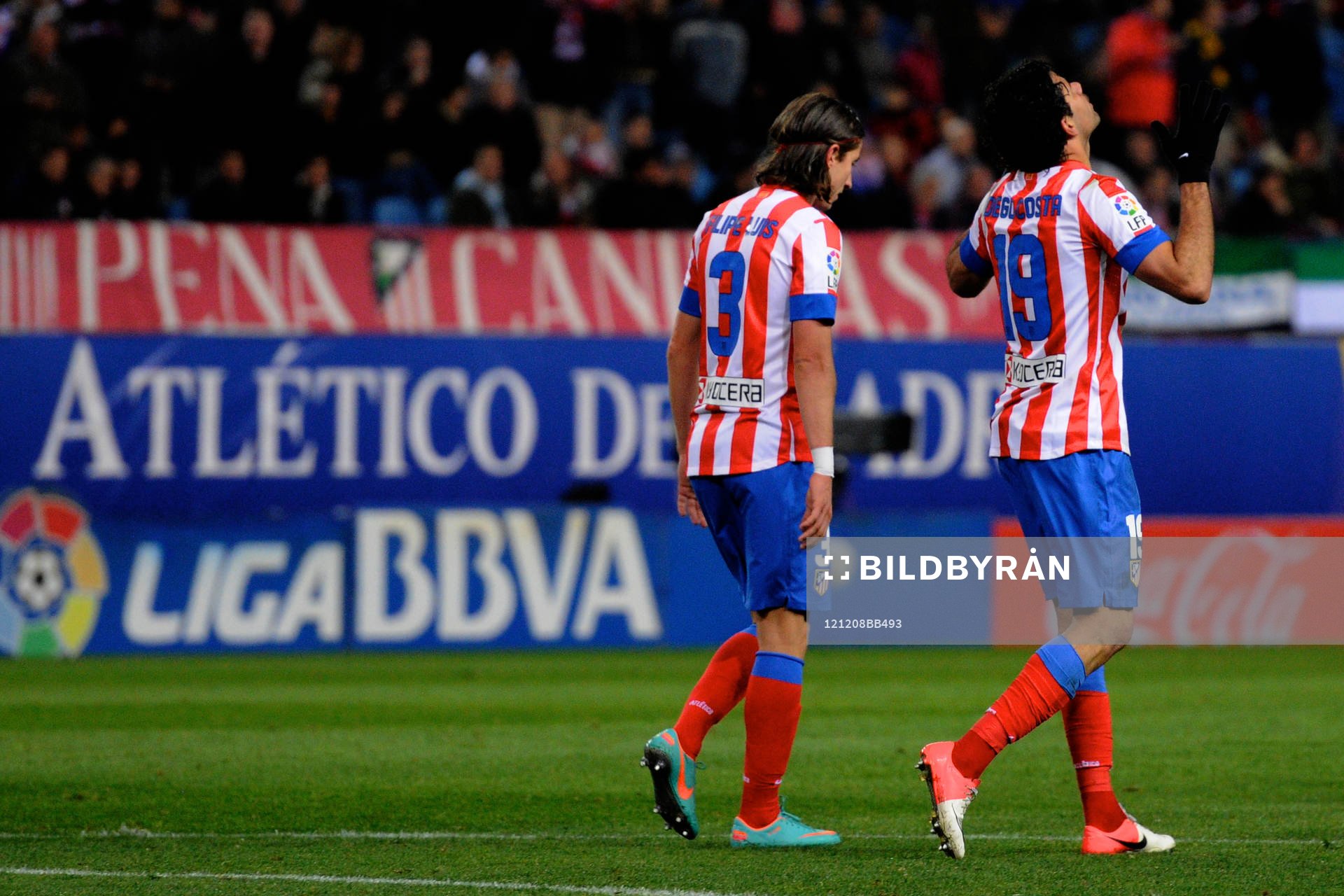 Diego Costa of Club Atletico de Madrid celebrates