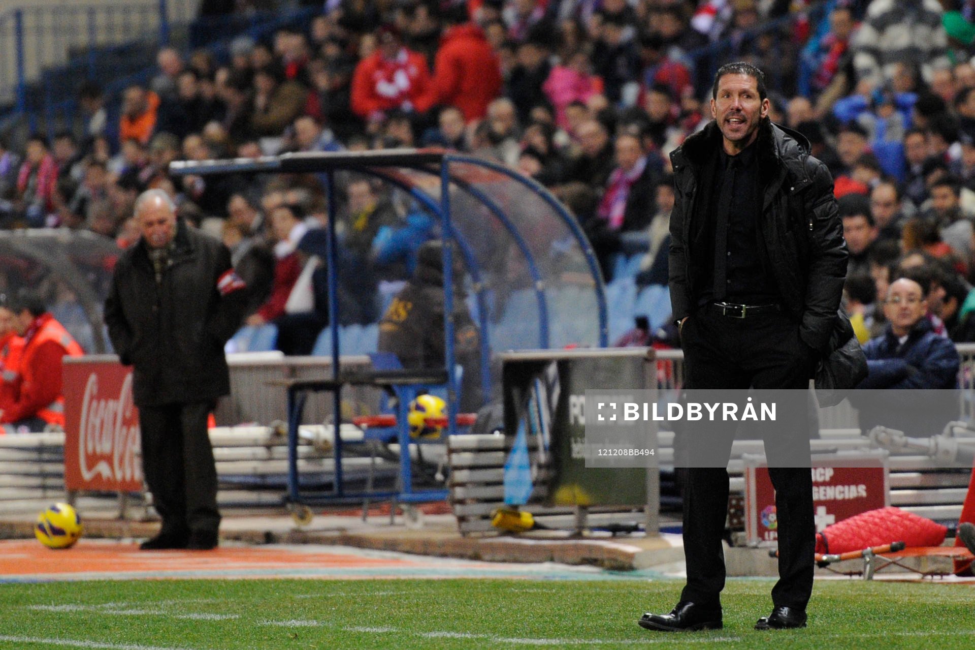 Coach Diego Pablo Simeone, of Club Atletico de Madrid