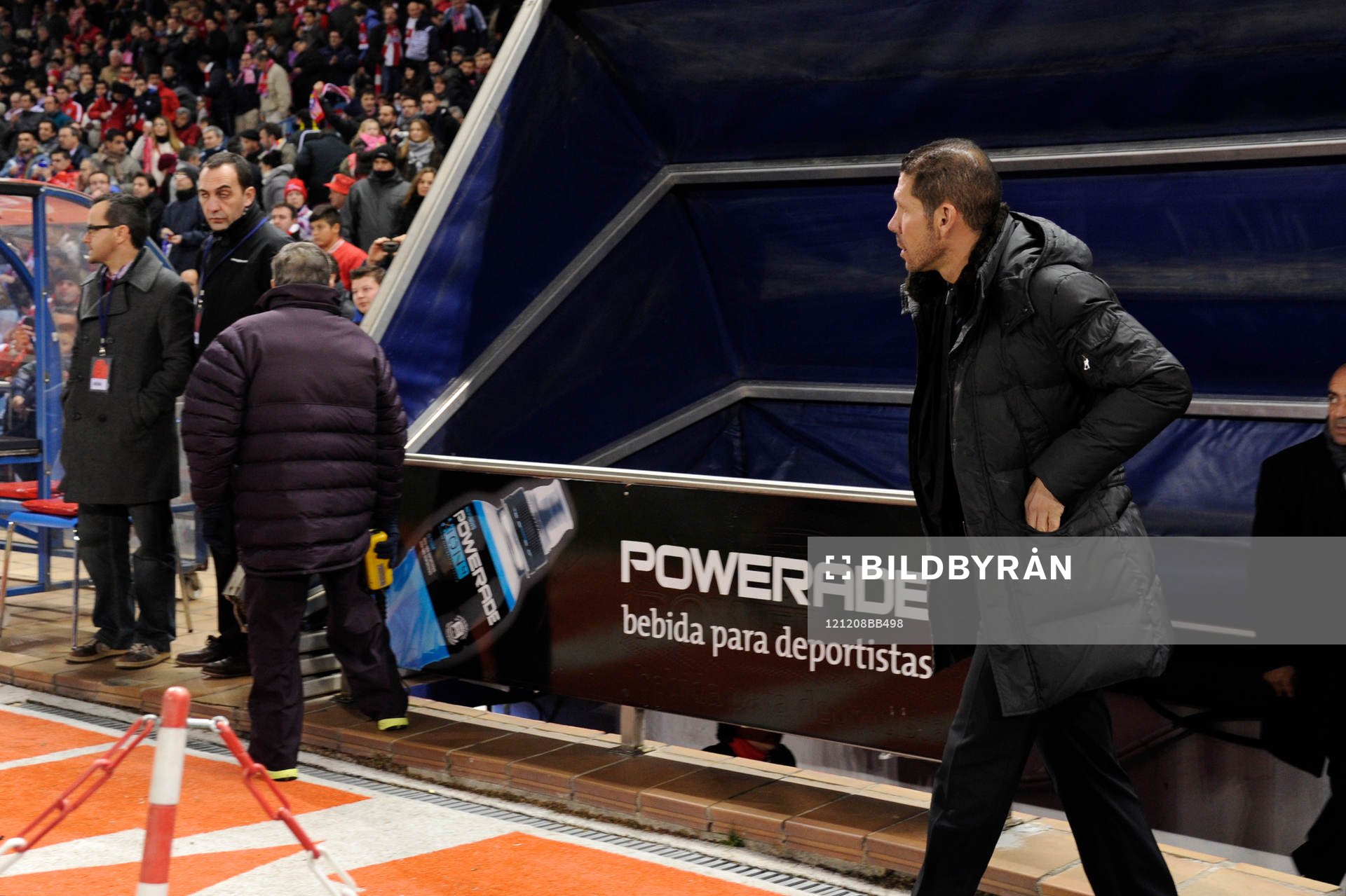 Coach Diego Pablo Simeone, of Club Atletico de Madrid