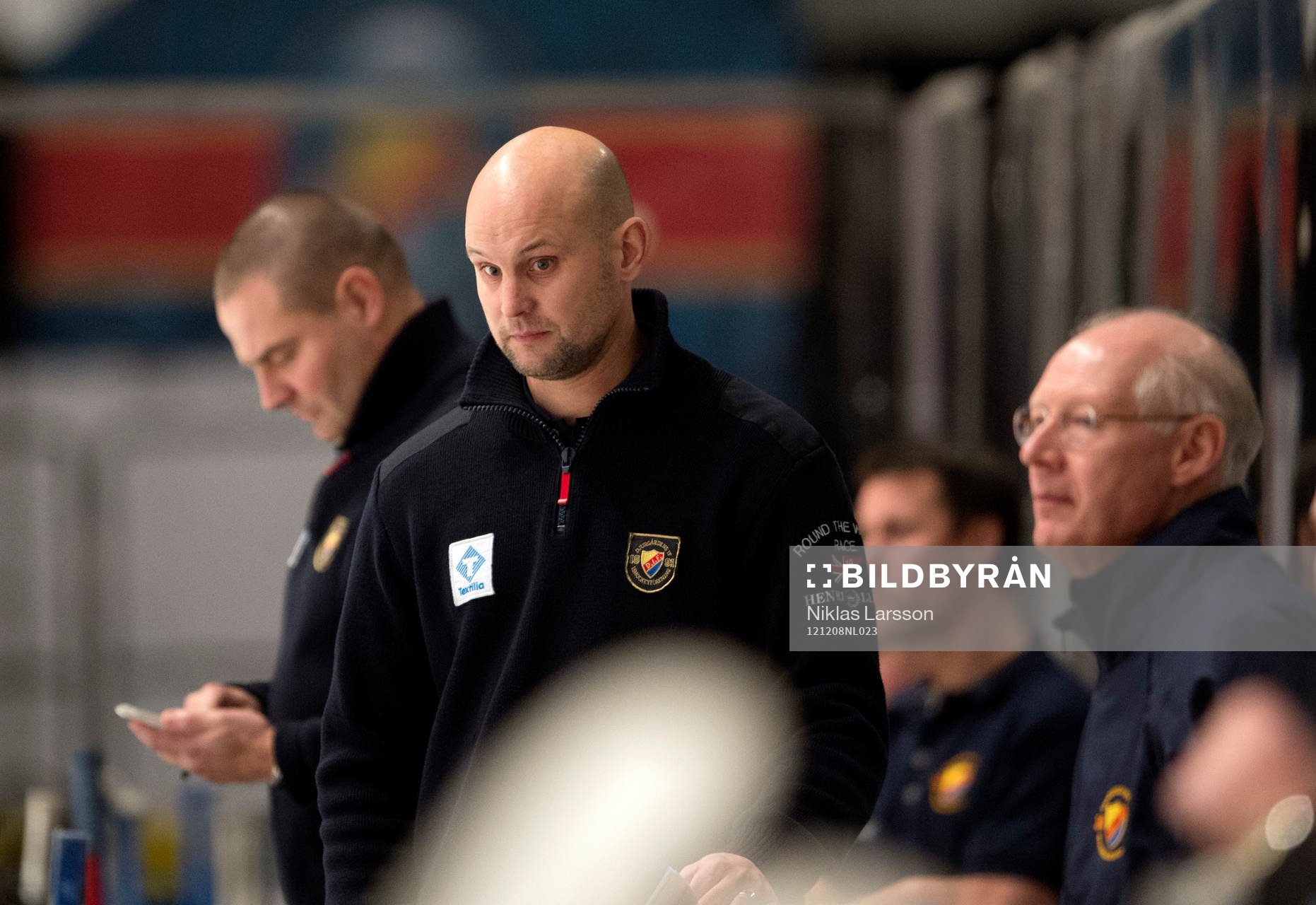 Tony Zabel och Mats Bäcklin, tränare Djurgården