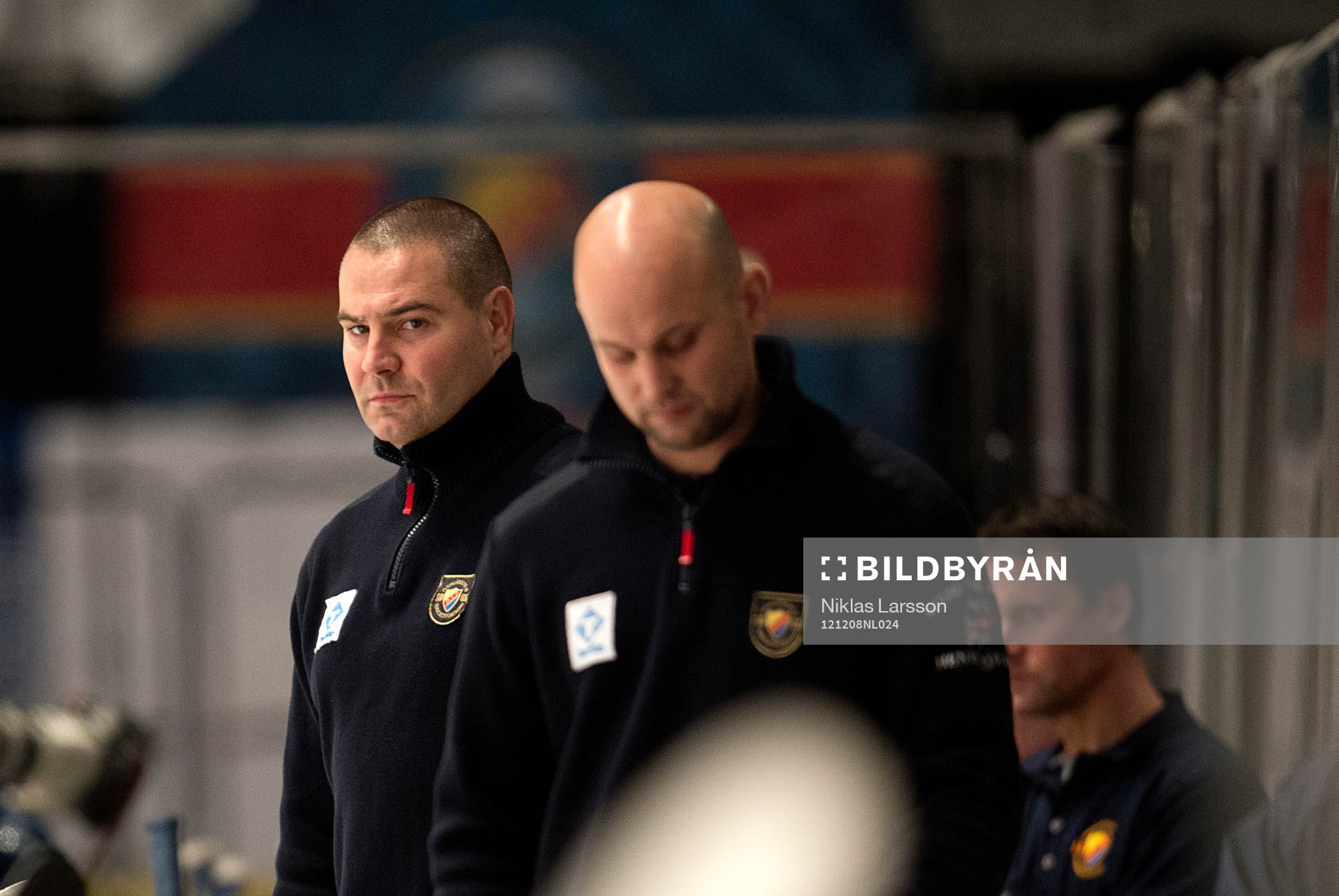Tony Zabel och Mats Bäcklin, tränare Djurgården