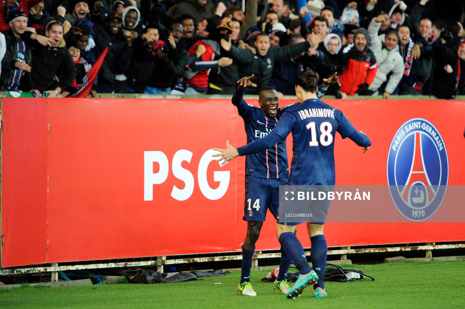 Joie Blaise MATUIDI / Zlatan IBRAHIMOVIC - 16.12.2012 - PSG
