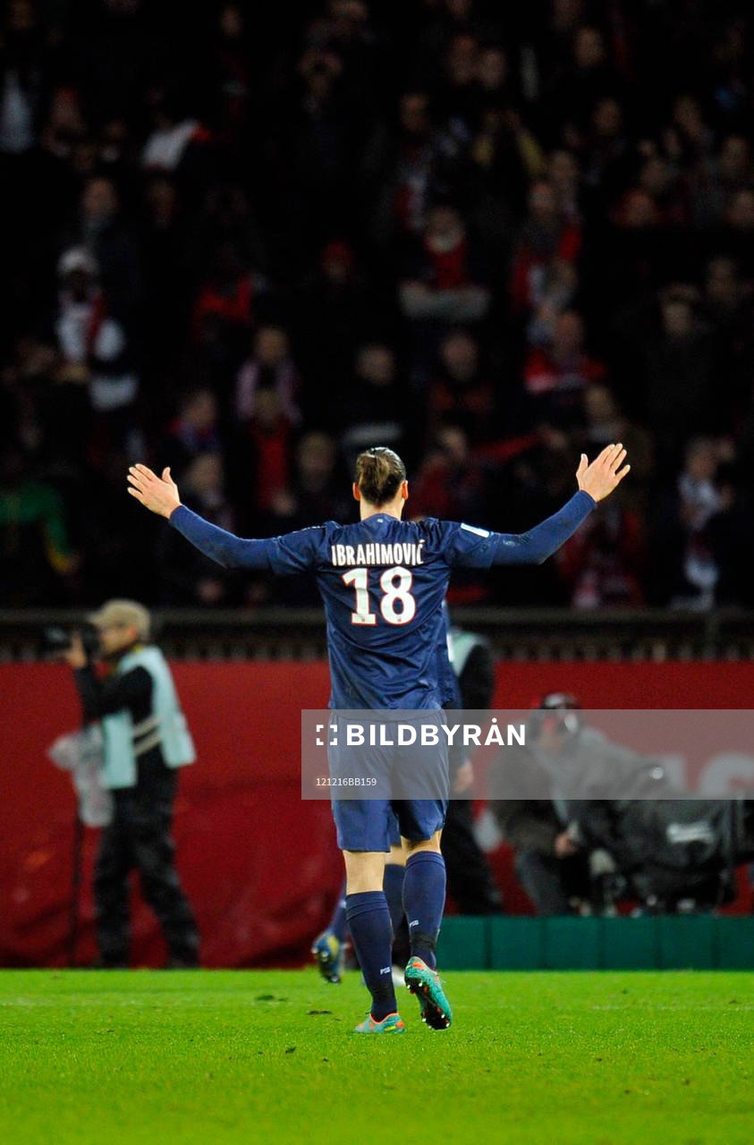 Joie Zlatan IBRAHIMOVIC - 16.12.2012 - PSG / Lyon - 18eme