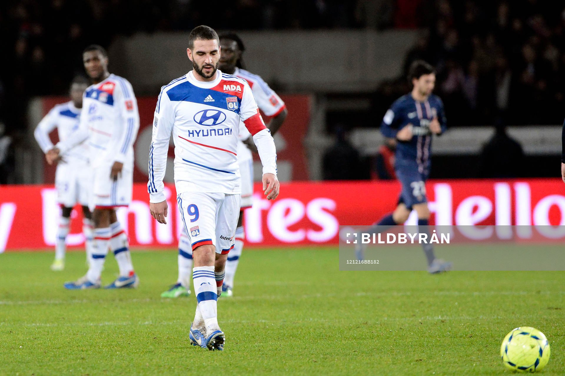 Deception Lisandro LOPEZ  - 16.12.2012 - PSG / Lyon - 18eme