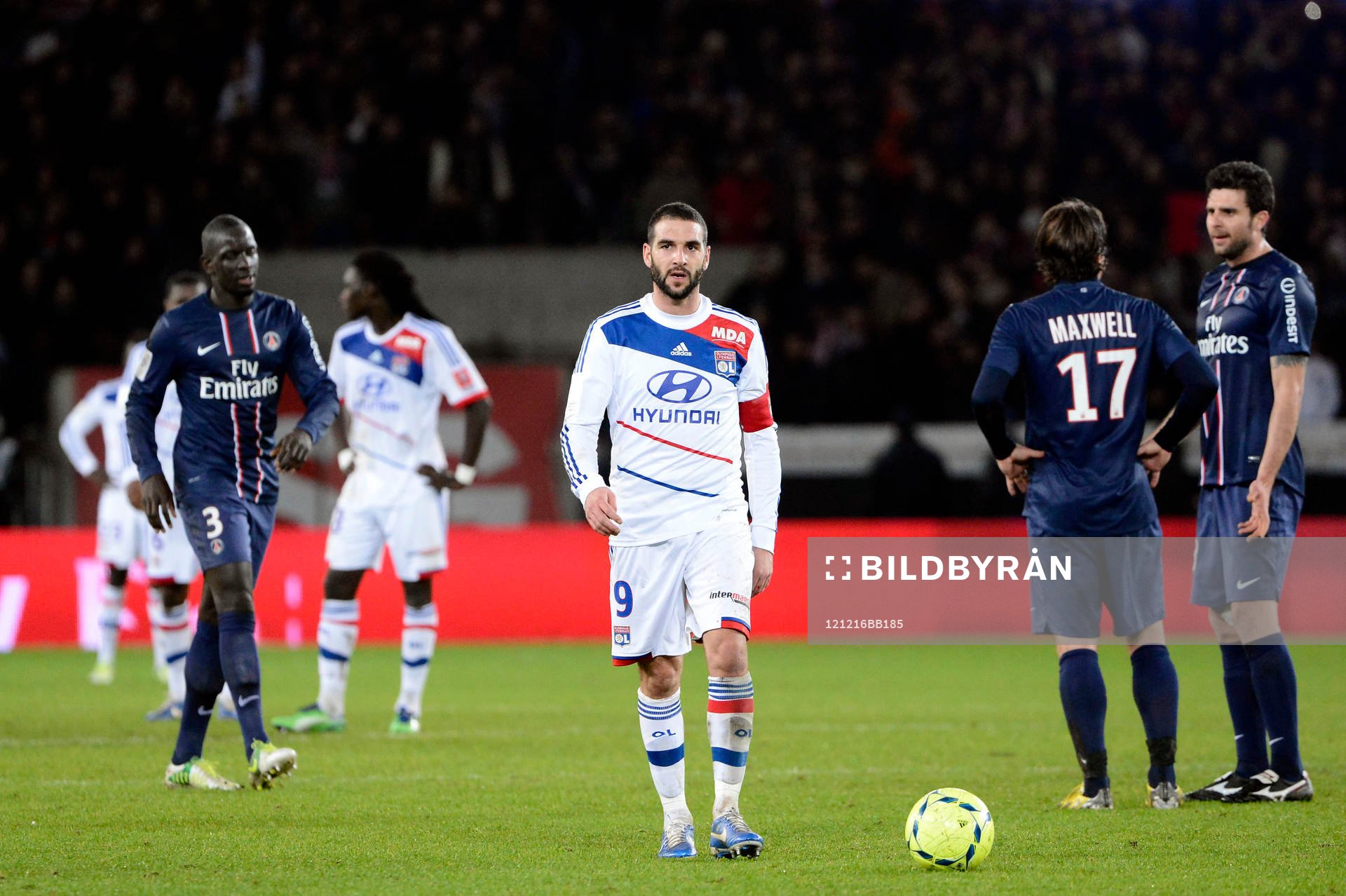 Deception Lisandro LOPEZ  - 16.12.2012 - PSG / Lyon - 18eme