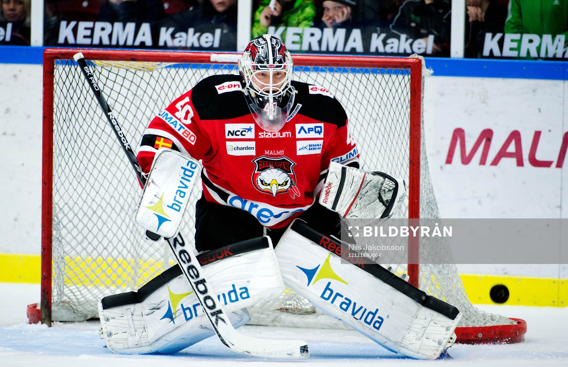 Pontus Sjögren, målvakt,Malmö Redhawks