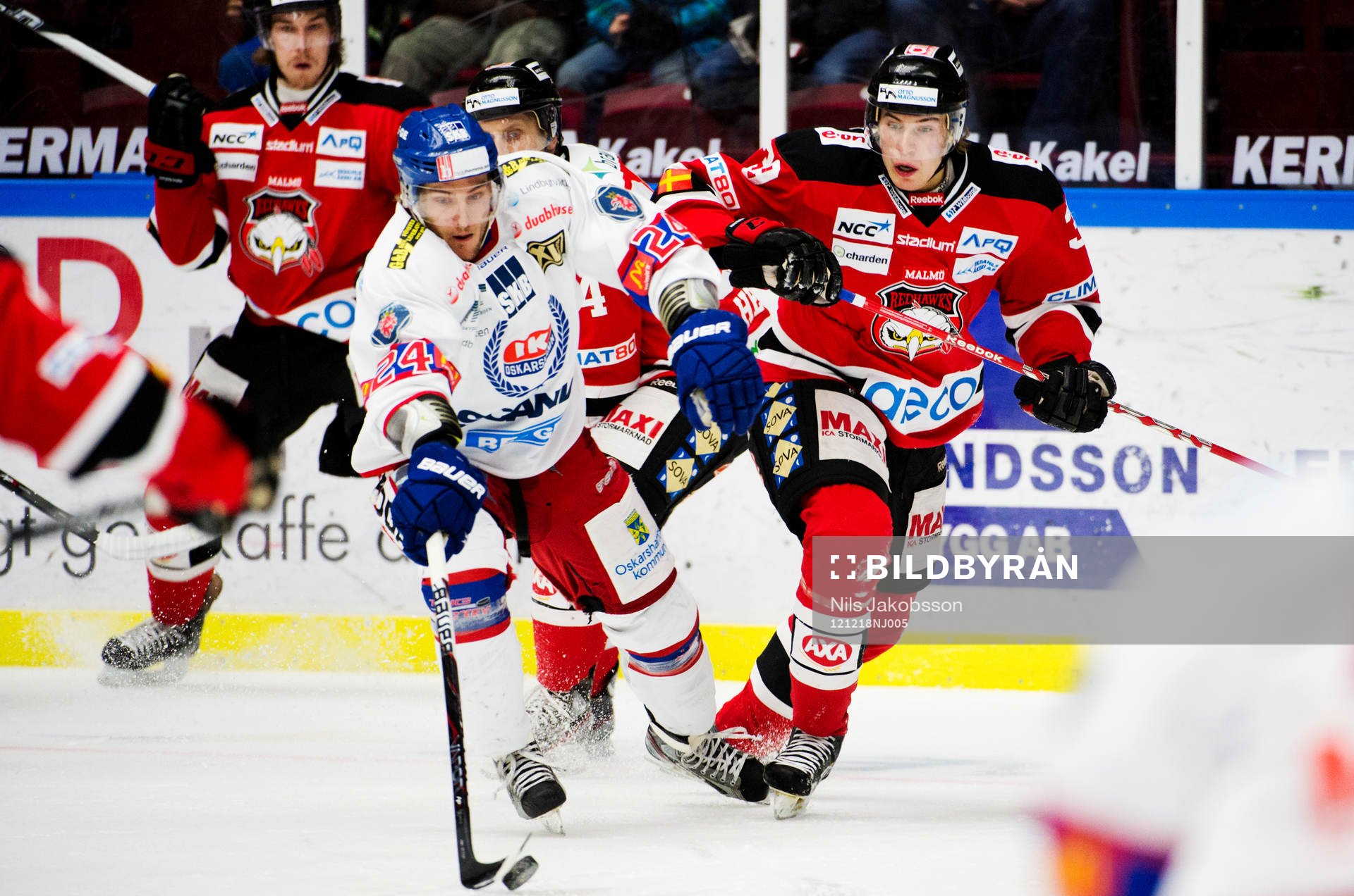 Andreas Valdix, Oskarshamn, Roger Olsson, Malmö Redhawks