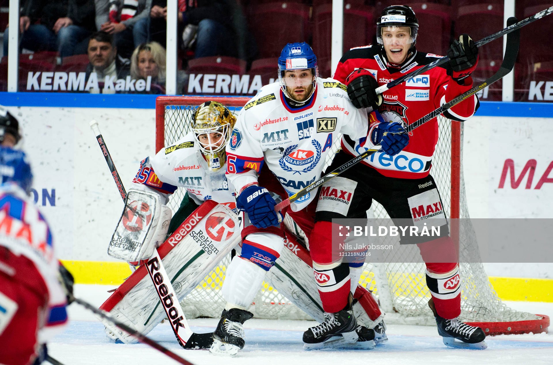 Linus Fernström, målvakt, Daniel Ljungqvist, Oskarshamn,