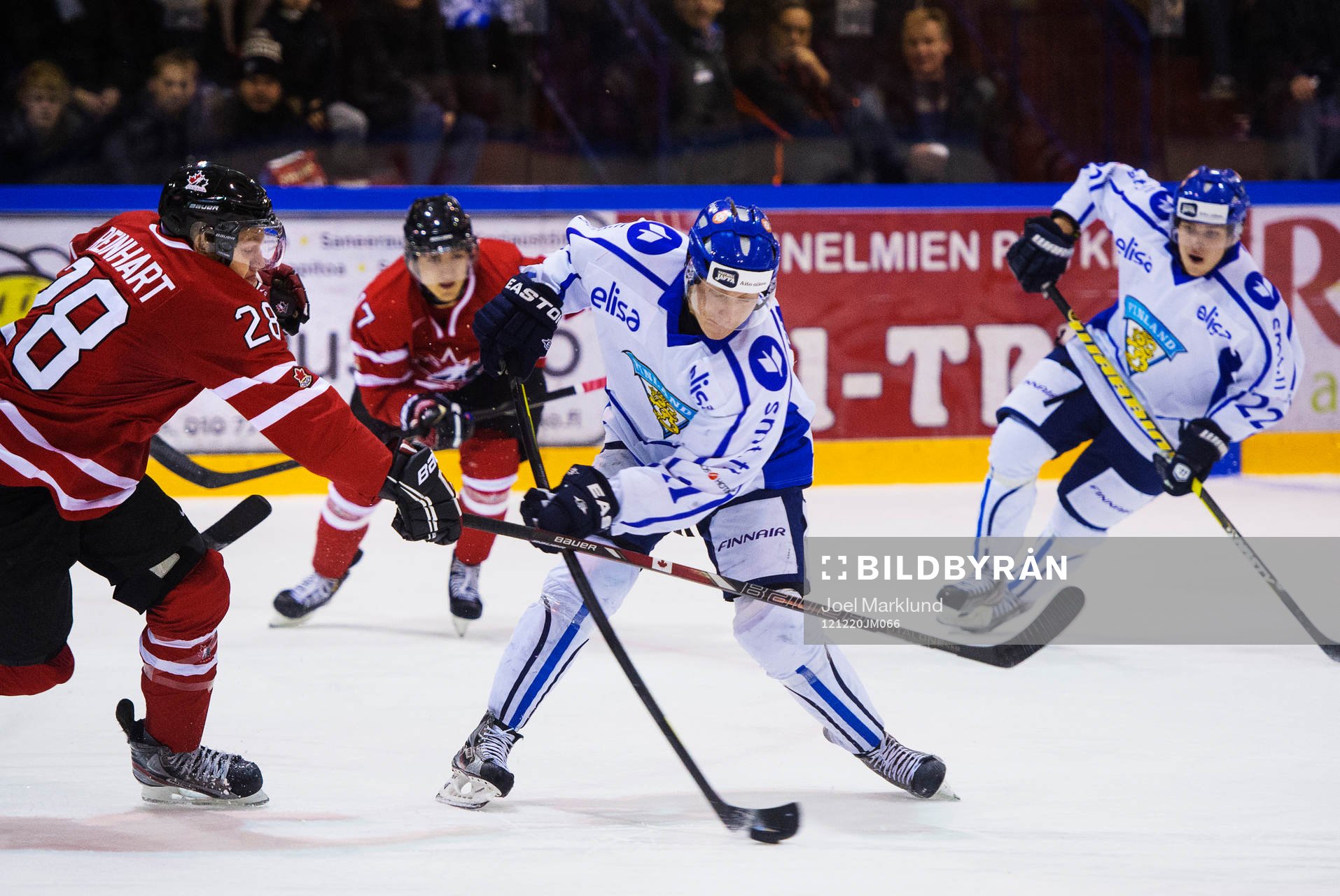 Markus Granlund, Finland, skjuter