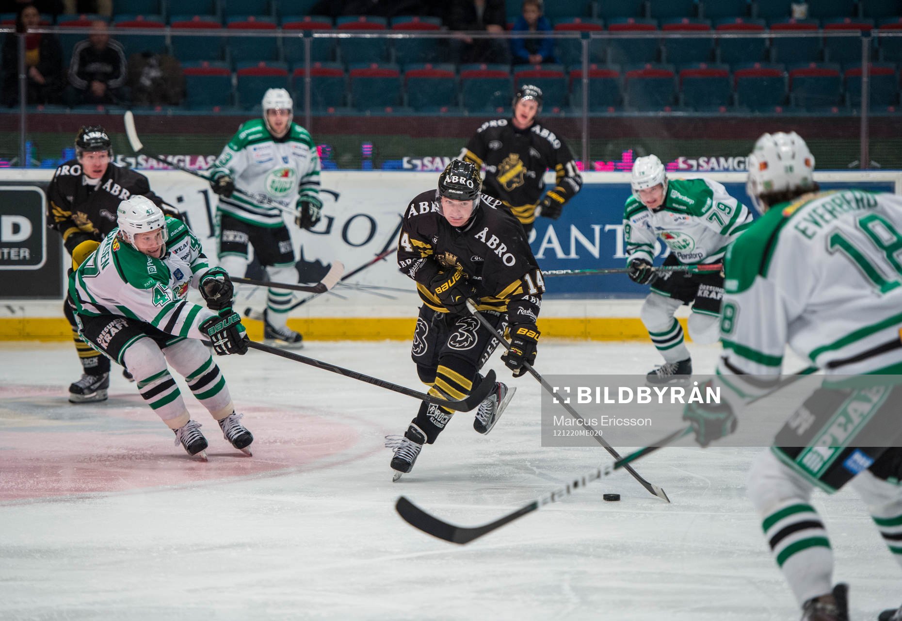 Broc Little, AIK med puck