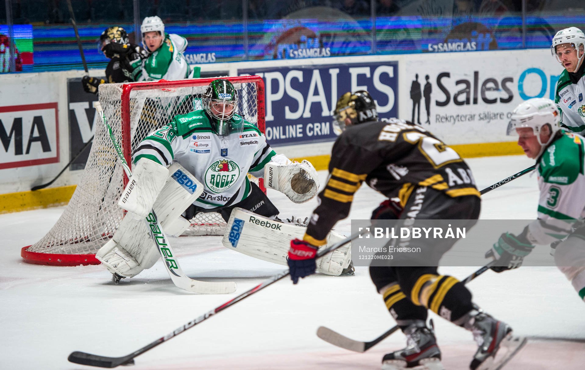 Kristian Huselius, AIK utmanar Martin Gerber, målvakt