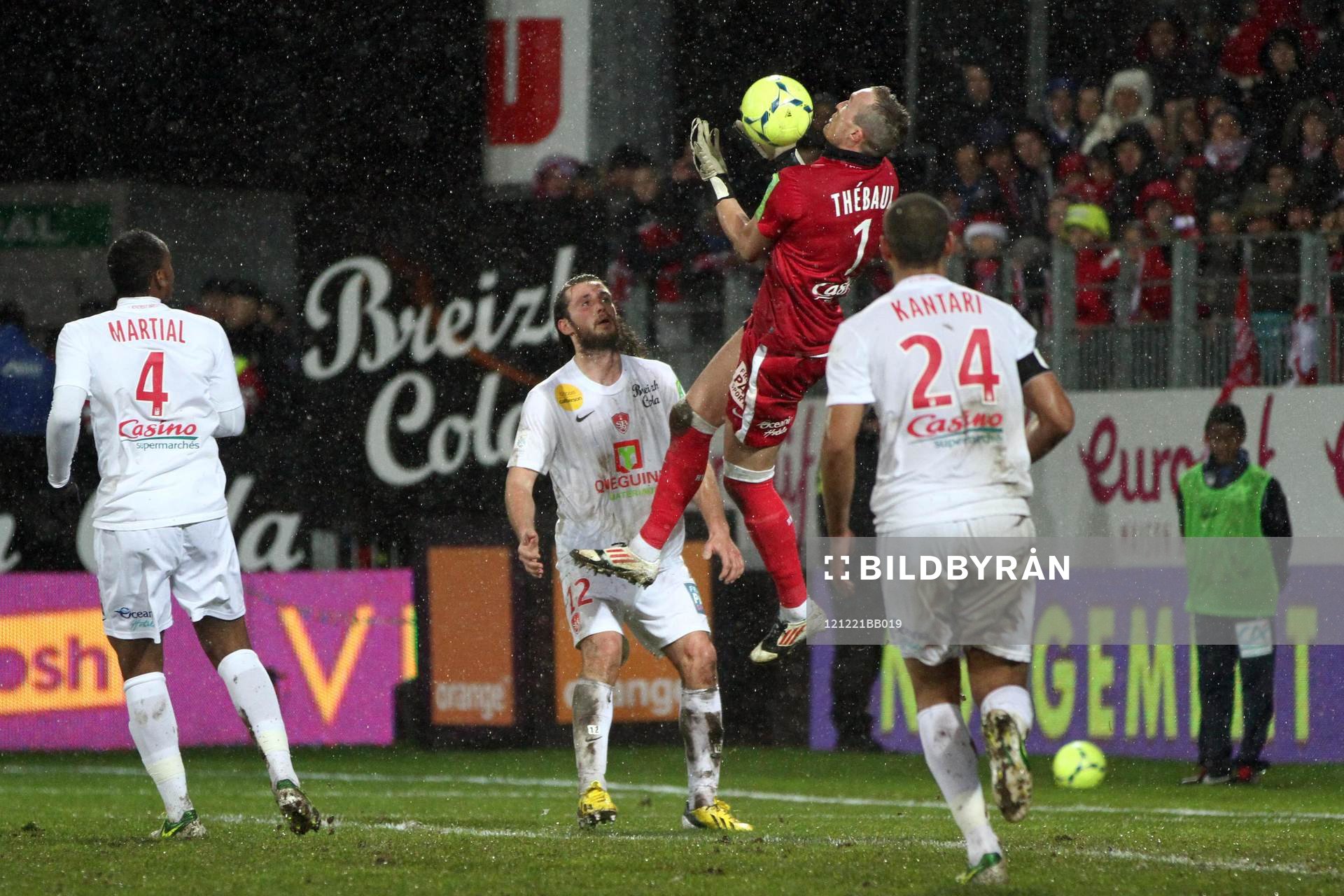 Alexis THEBAUX - 21.12.2012 - Brest / PSG - 19eme journee