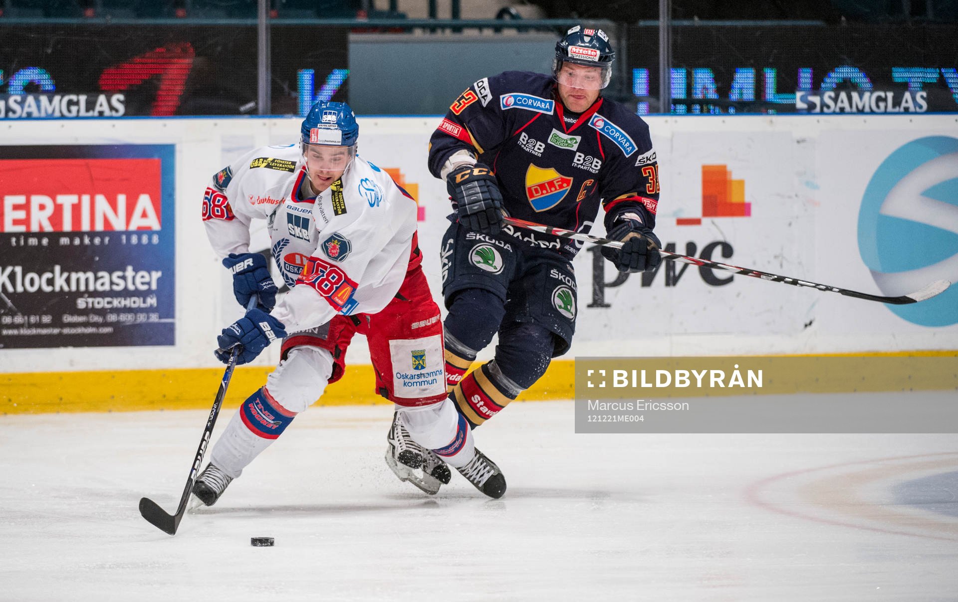 Joakim Hagelin, Oskarshamn och Timmy Pettersson, Djurgården