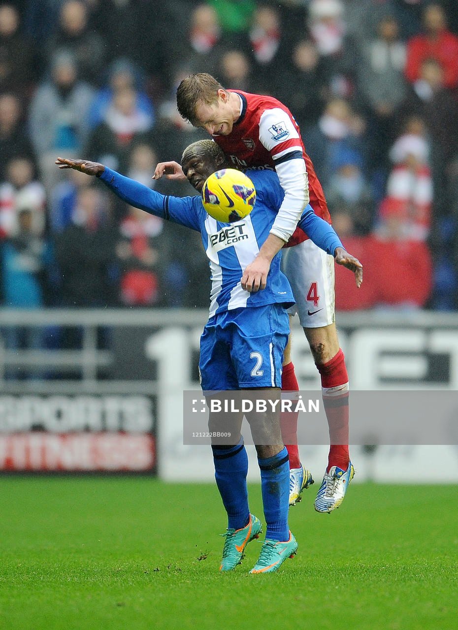 Football - Wigan Athletic v Arsenal - Barclays Premier
