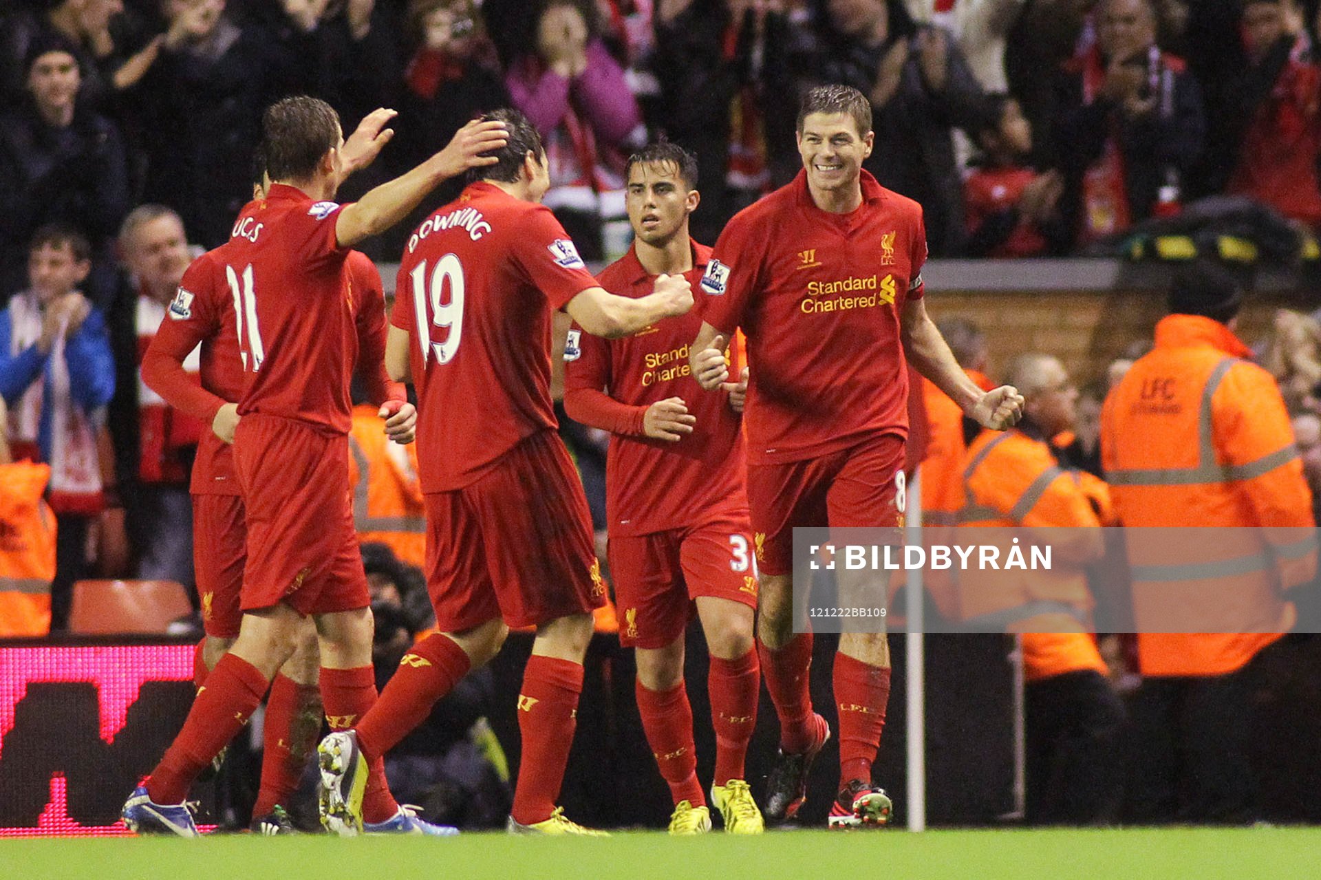 Football - Liverpool v Fulham - Barclays Premier League -