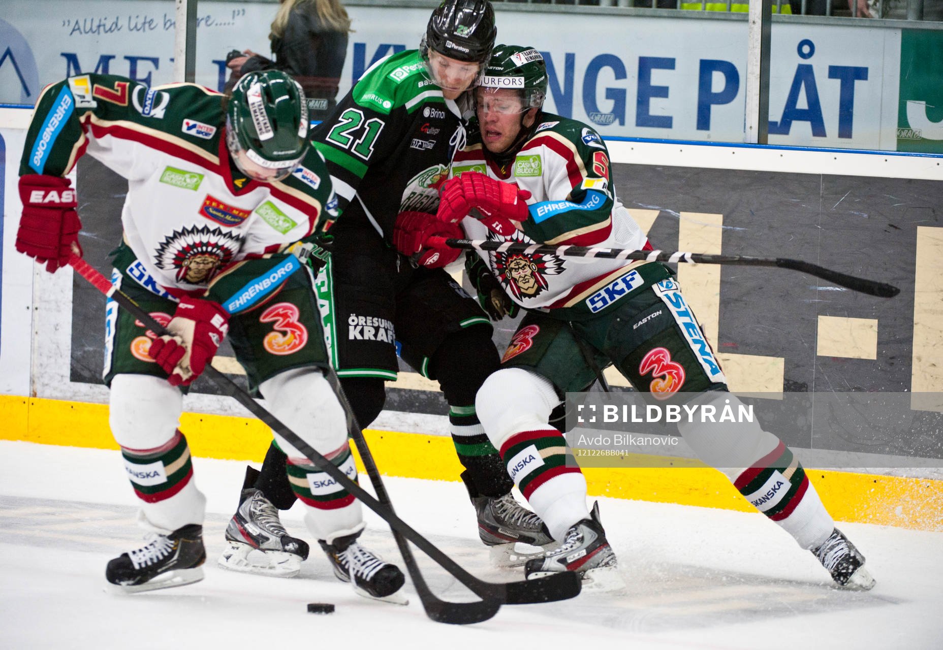 Henrik Tömmernes och Christian Bäckamn, Frölunda, Ted