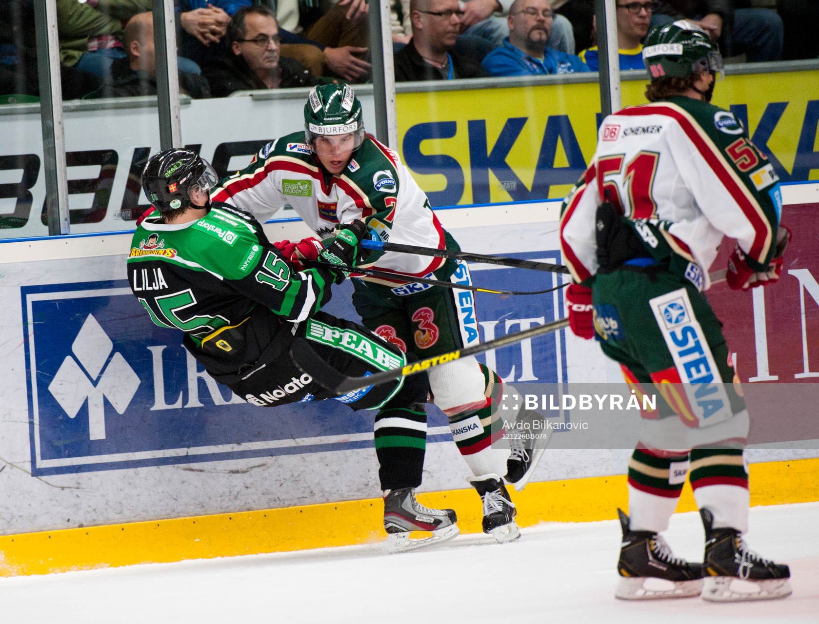 Brendab Bell,  Frölunda, Jakob Lilja, Rögle