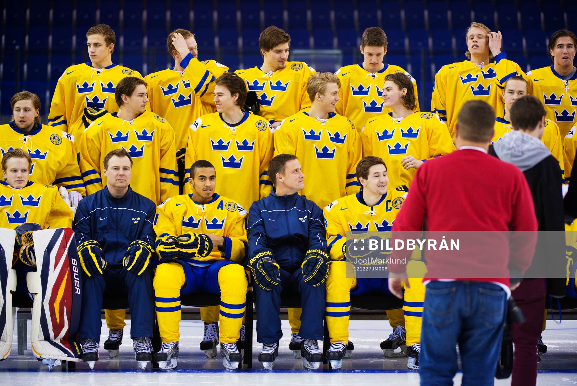 De svenska spelarna förbereder sig