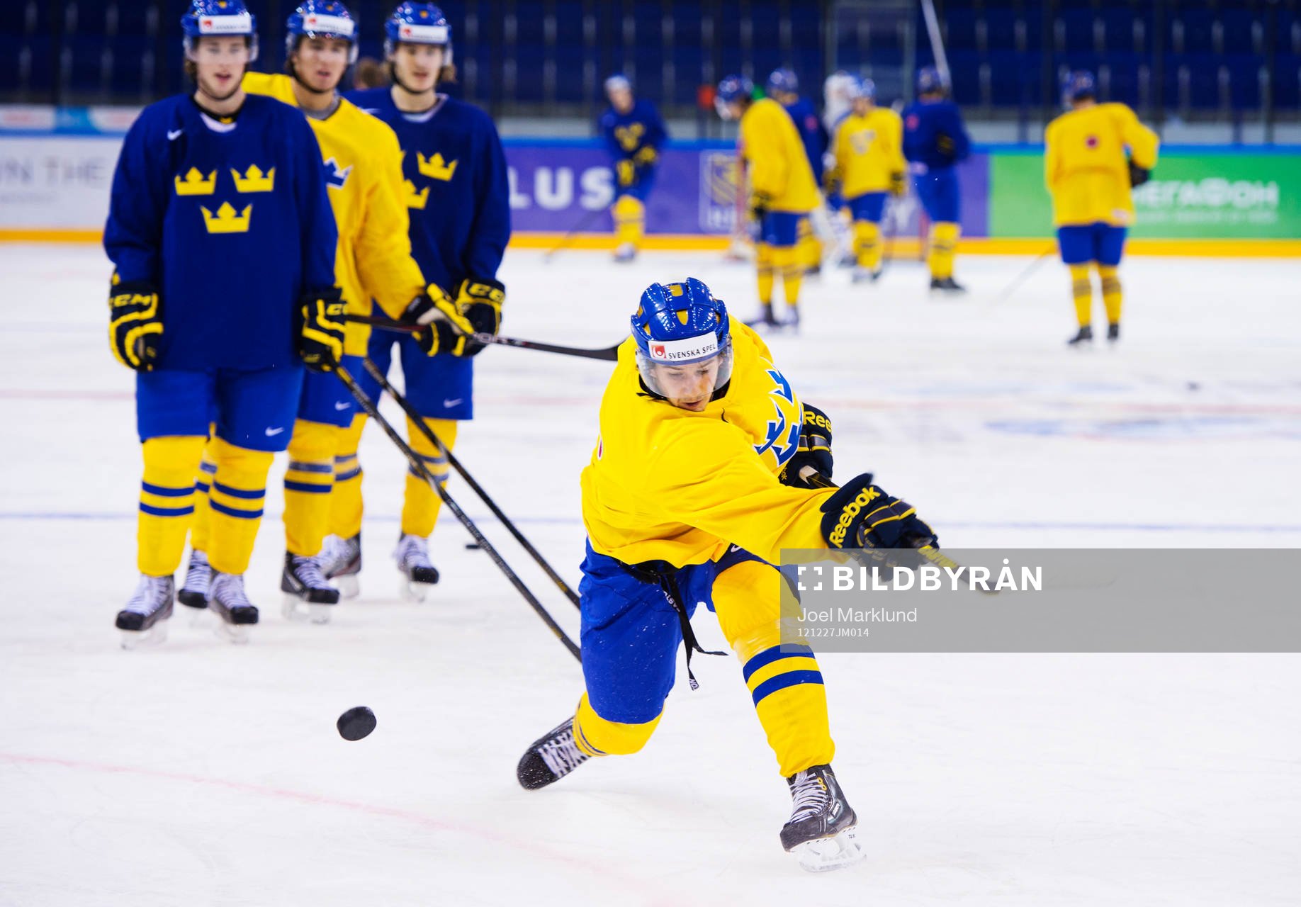 Sebastian Collberg missar ett skott