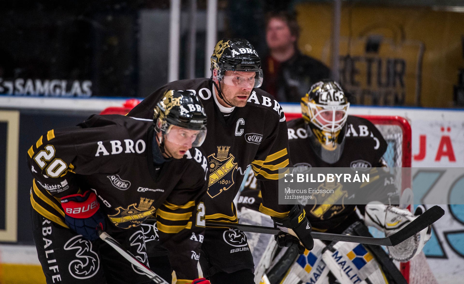 KRistian Huselius och Dick Tärnström, AIK