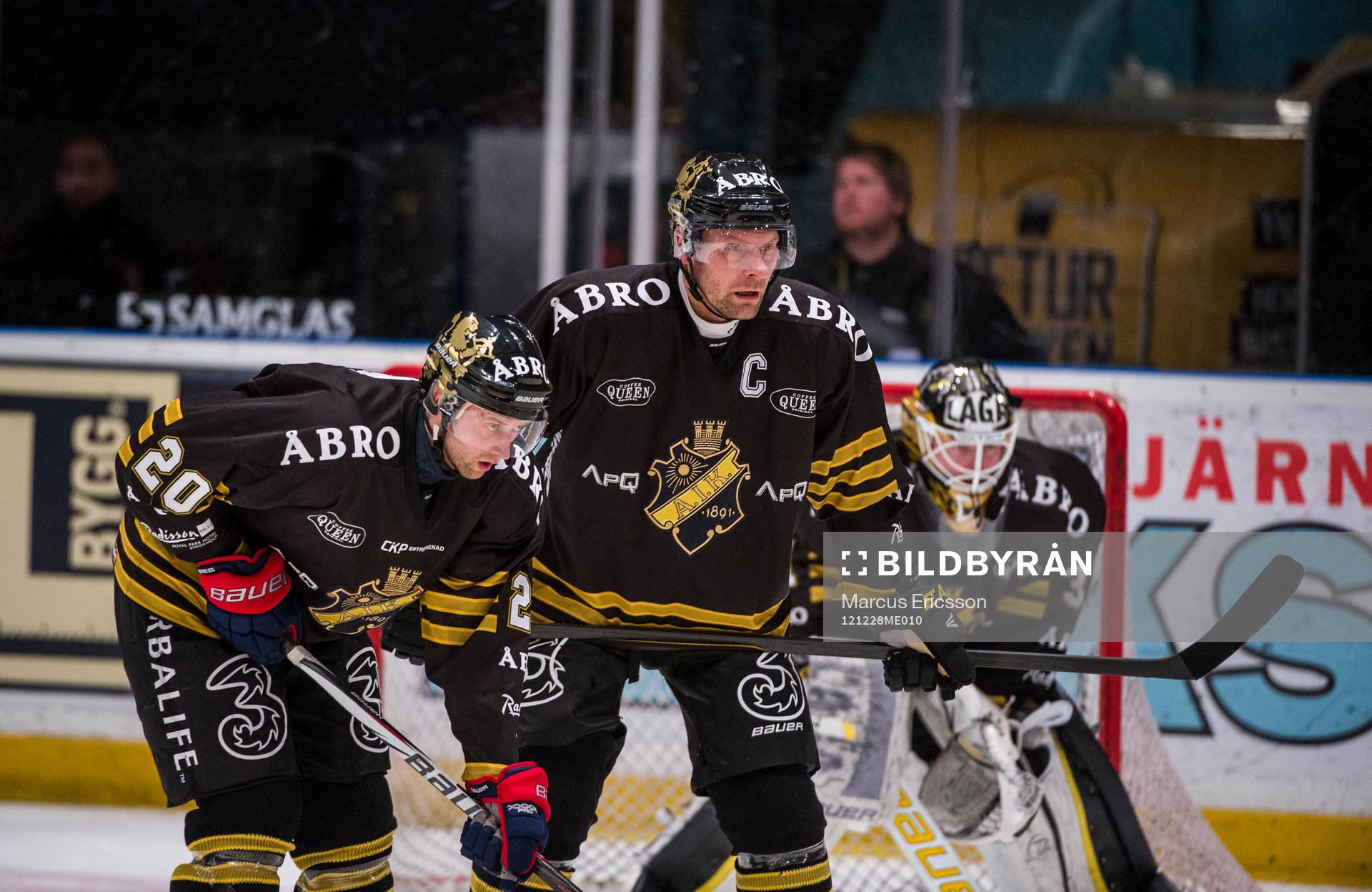 KRistian Huselius och Dick Tärnström, AIK