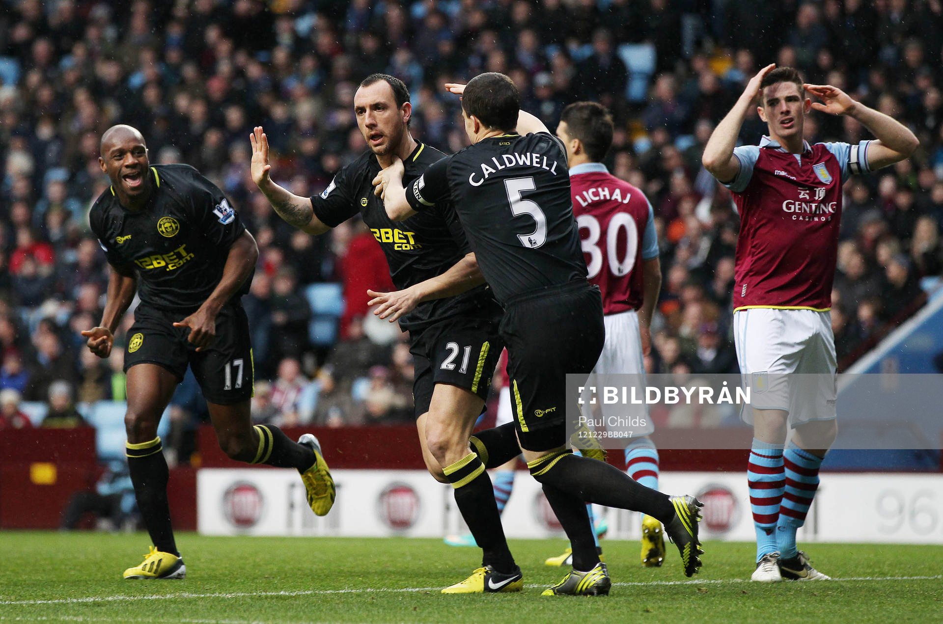Football - Aston Villa v Wigan Athletic - Barclays Premier