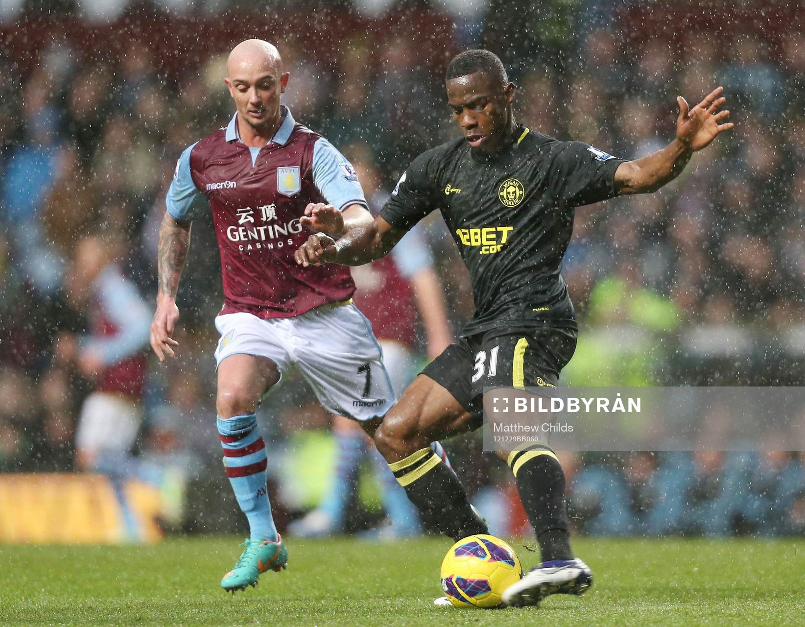Football - Aston Villa v Wigan Athletic - Barclays Premier