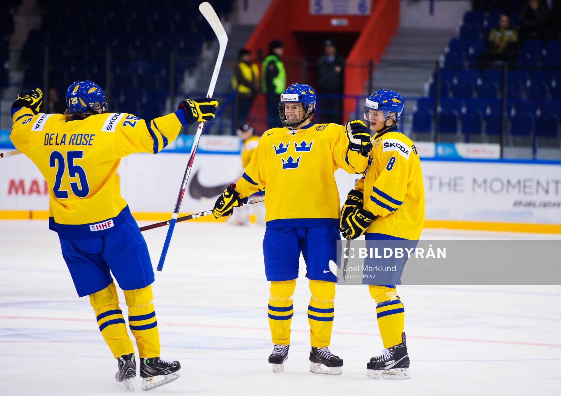 Jacob de la Rose, Robert Hägg och Linus Arnesson, Sverige,