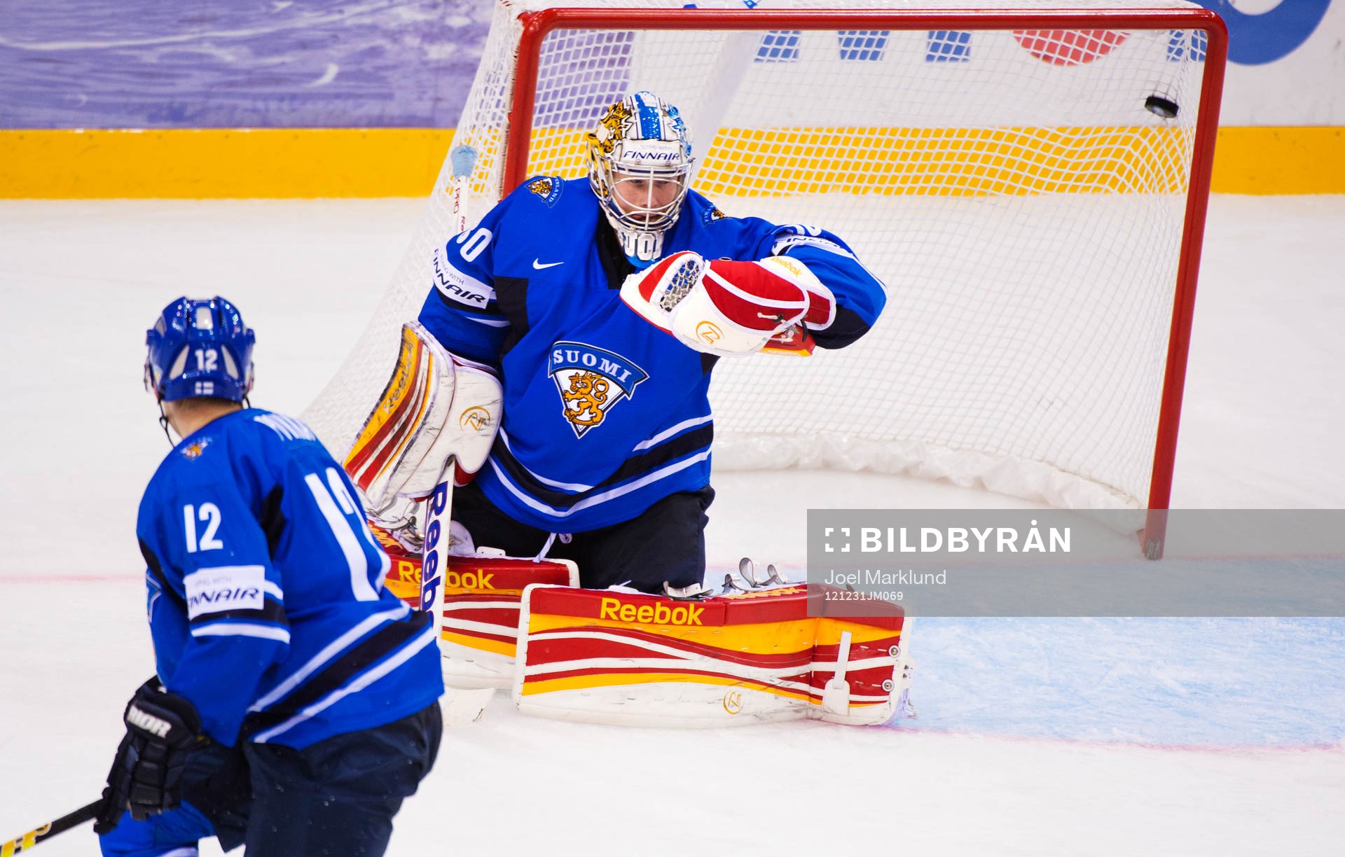 Joonas Korpisalo, målvakt, Finland, släpper in 6-4