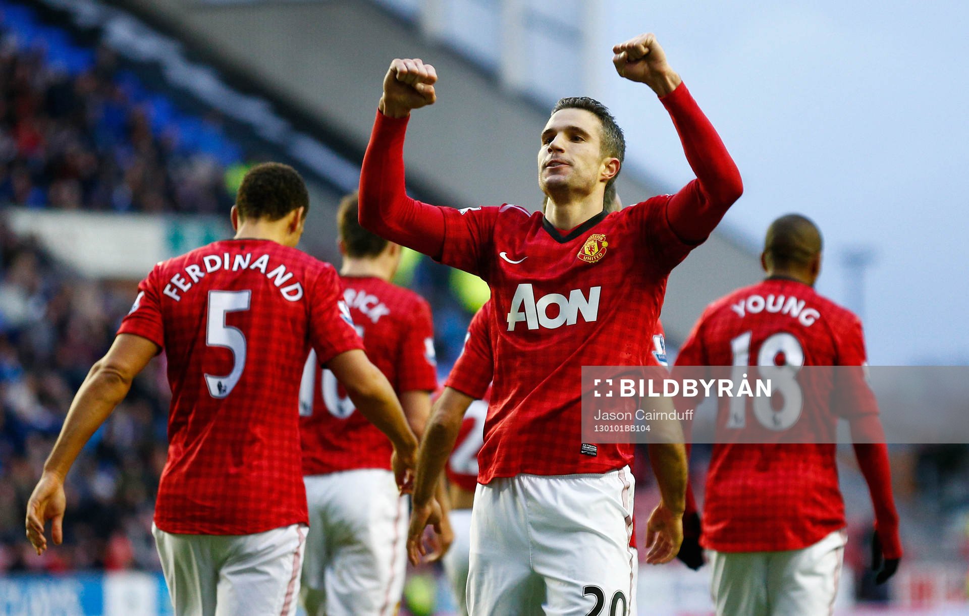 Football - Wigan Athletic v Manchester United - Barclays