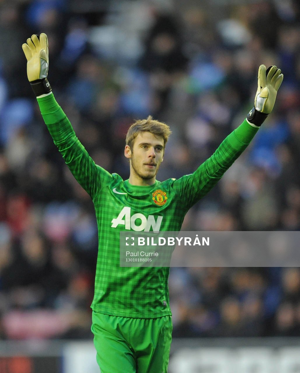 Football - Wigan Athletic v Manchester United - Barclays