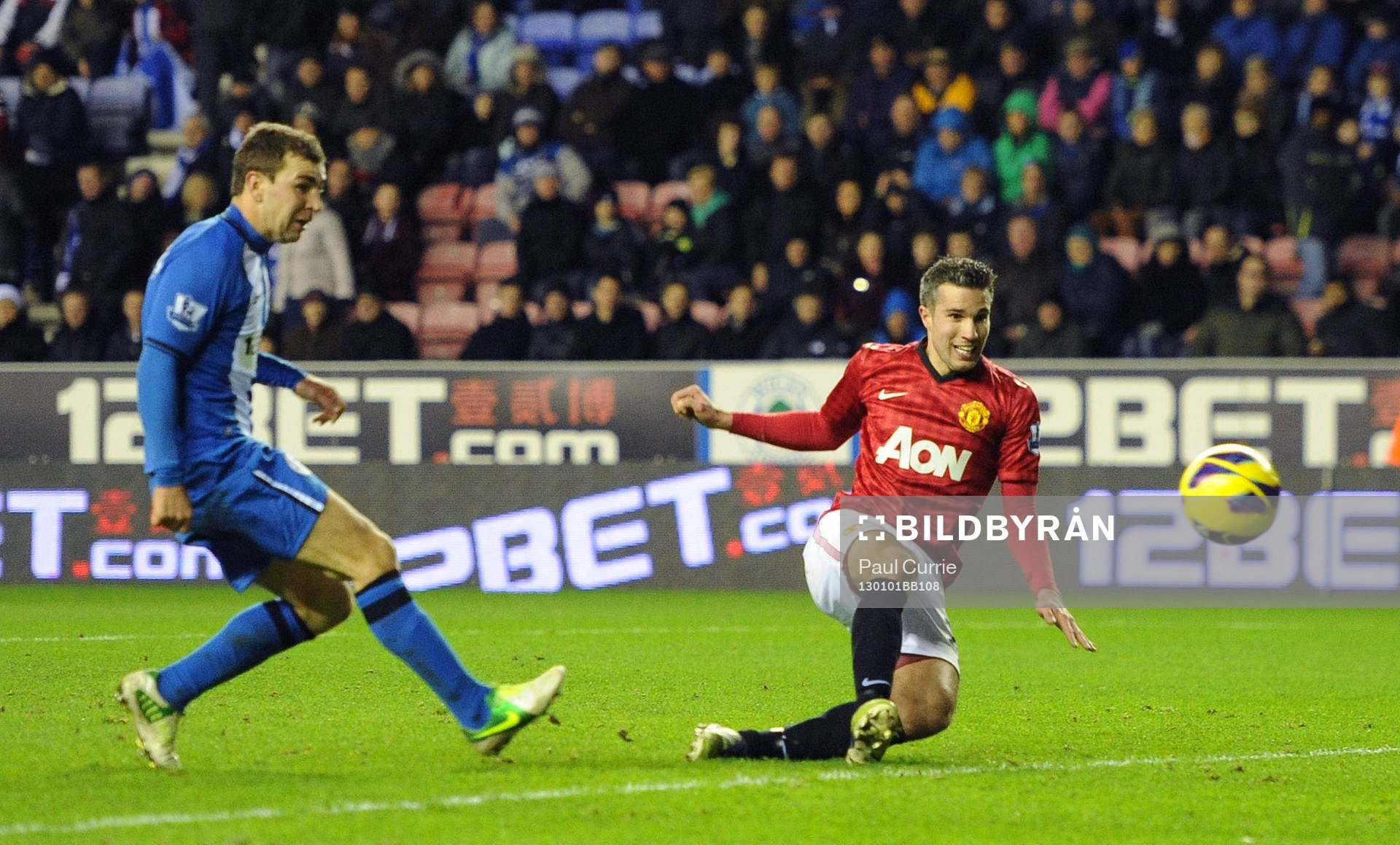 Football - Wigan Athletic v Manchester United - Barclays