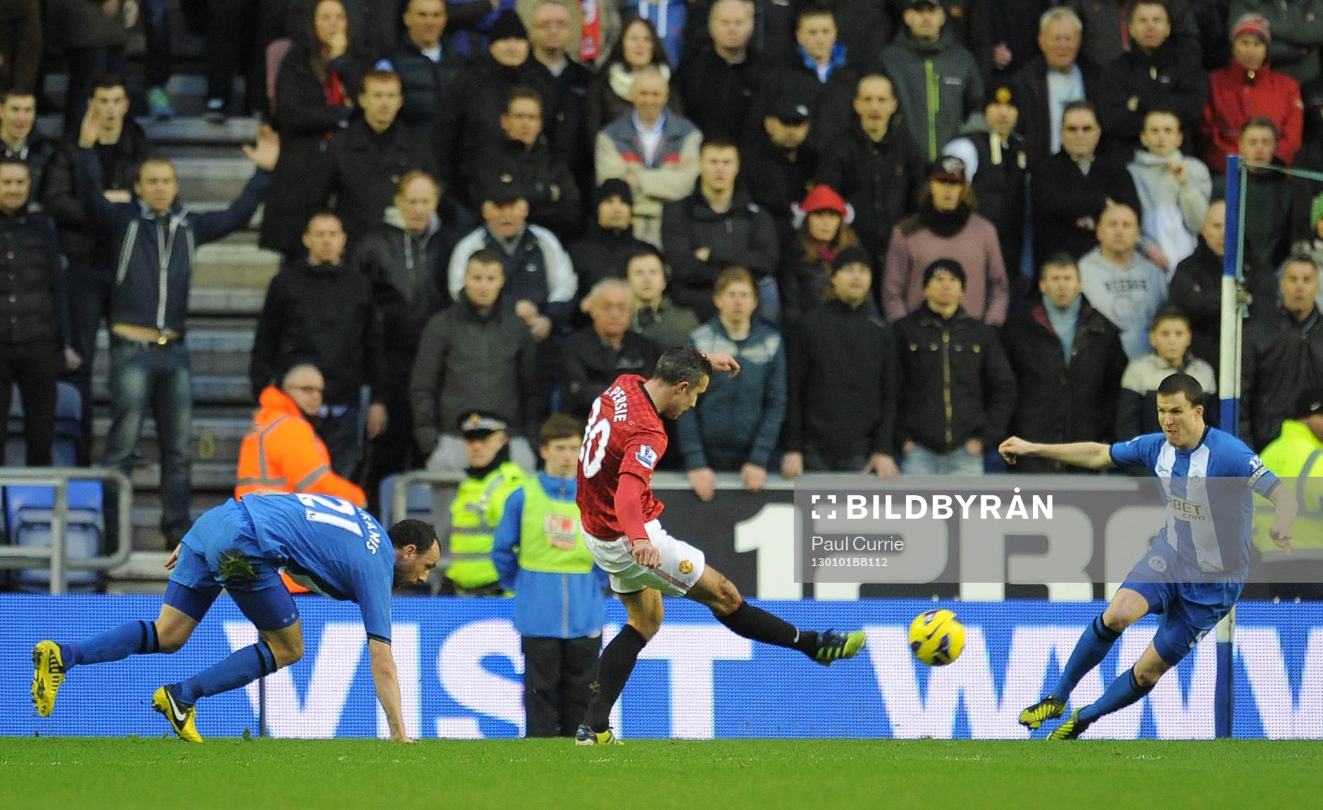 Football - Wigan Athletic v Manchester United - Barclays