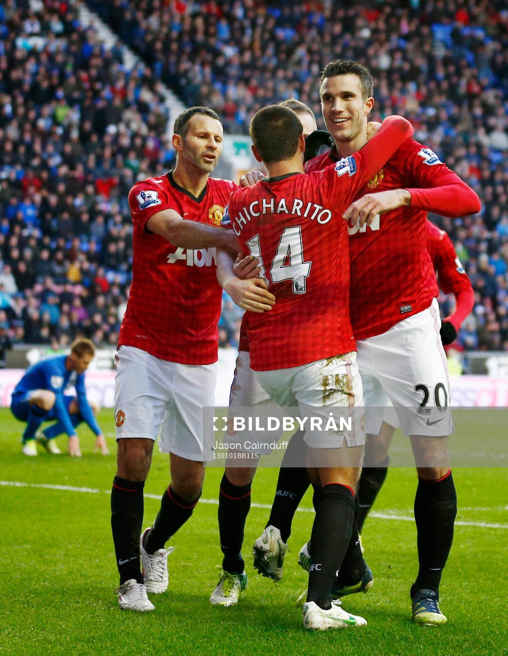 Football - Wigan Athletic v Manchester United - Barclays