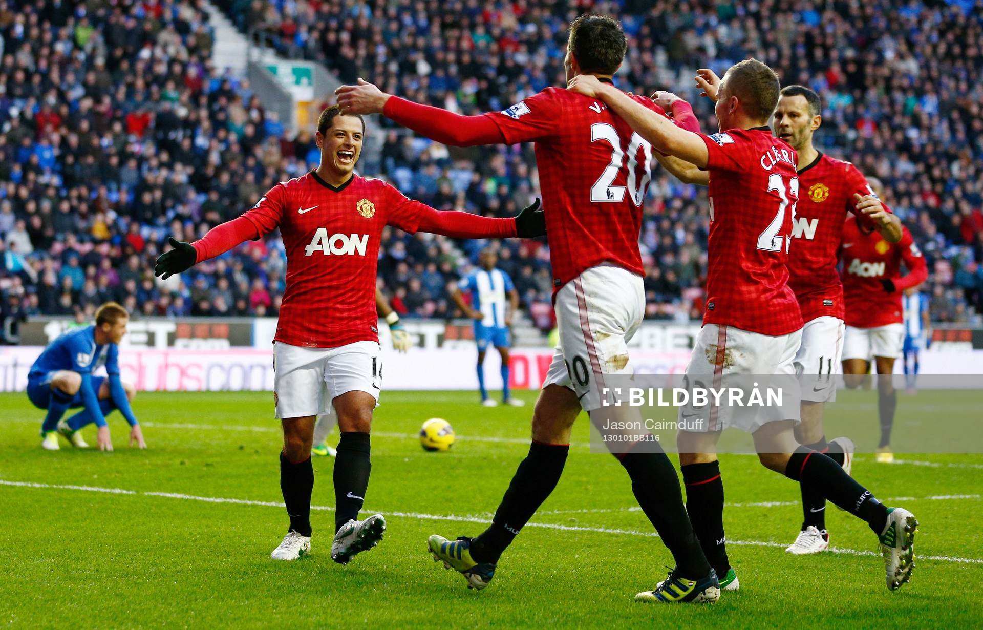 Football - Wigan Athletic v Manchester United - Barclays